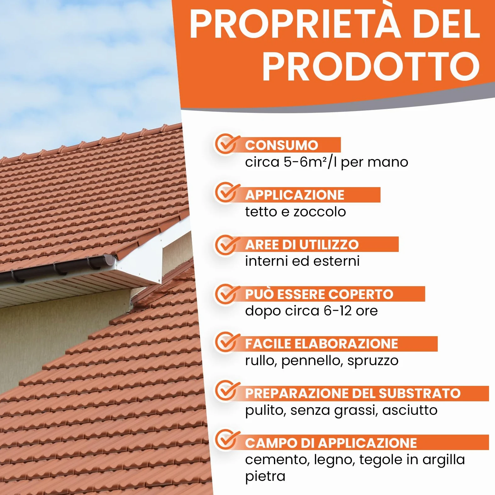 BEKATEQ Pittura per tetto Grigio antracite 20L - Vernice per tegole, calcestruzzo, legno, Eternit, bitume - Resistente ai raggi UV e alle intemperie, ad asciugatura rapida, elastico e idrofobo BE-510