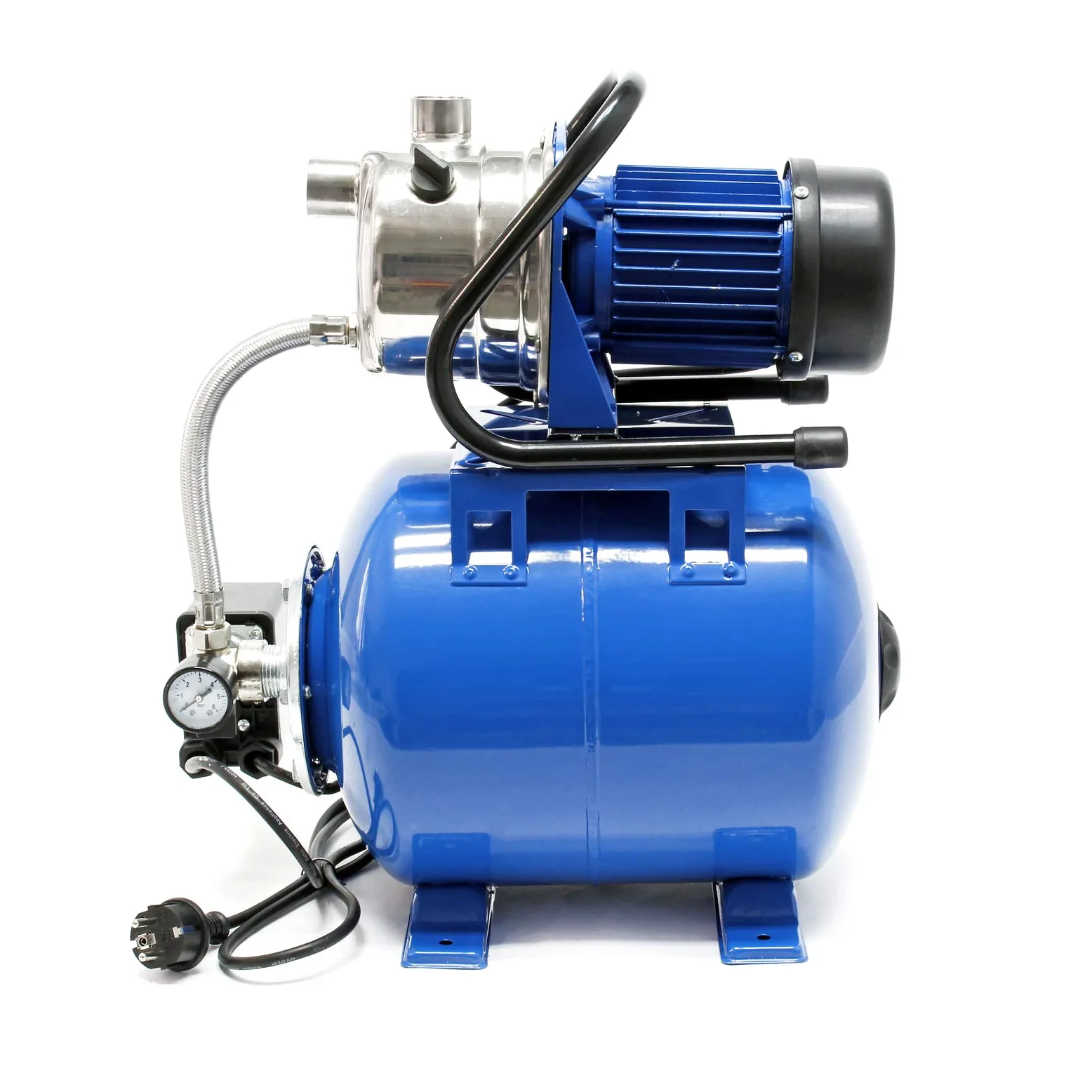 Pompa autoclave uso domestico 19 l con pressostato 1200W 3400l/h Elettropompa da giardino