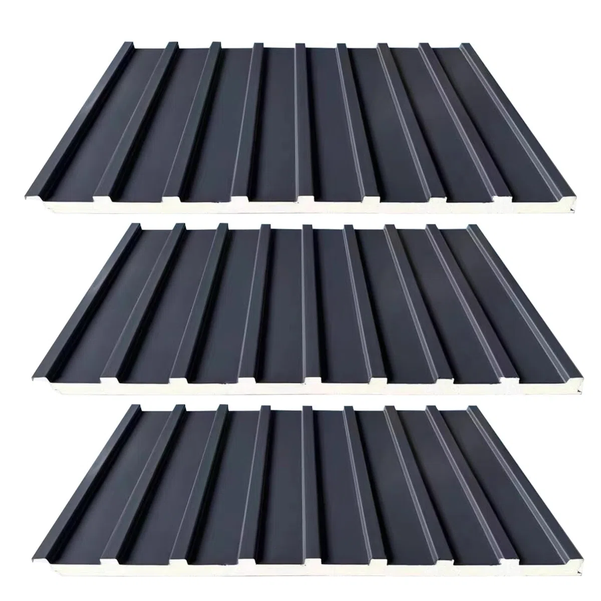 Lastre Ondulate per coperture, Pannelli per coperture in Alluminio, lastre Ondulate Isolate per coperture Impermeabili, pareti divisorie per Rivestimenti di tetti Esterni - 80/90/150/183/244