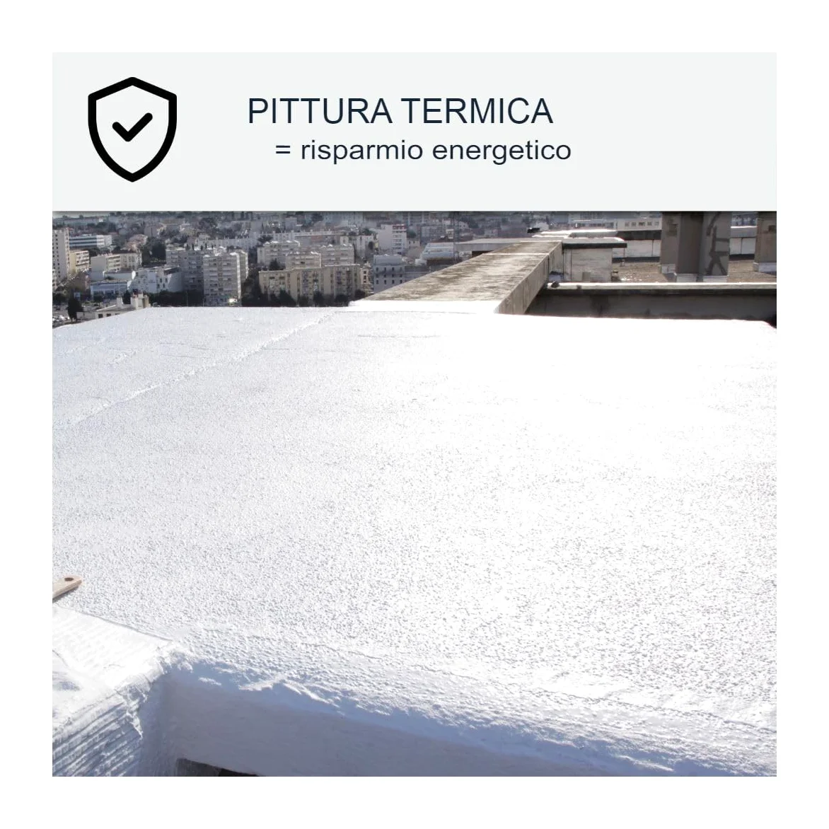 ARCANE INDUSTRIES Pittura per tetto piano, resistente al ristagno d'acqua - ARCAREFLECT - 1214-15 kg Bianco