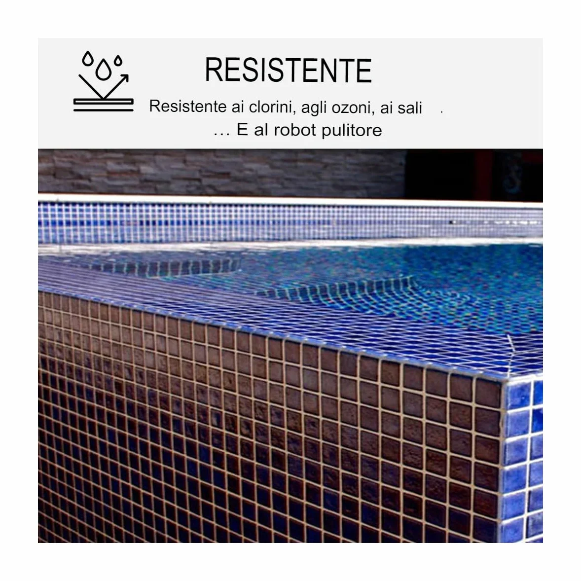 ARCANE INDUSTRIES Vernice per bordo piscina, per piastrelle della piscina - ARCAPOOL - 440-5 kg (fino a 15m² per 2 strati) Azzurro