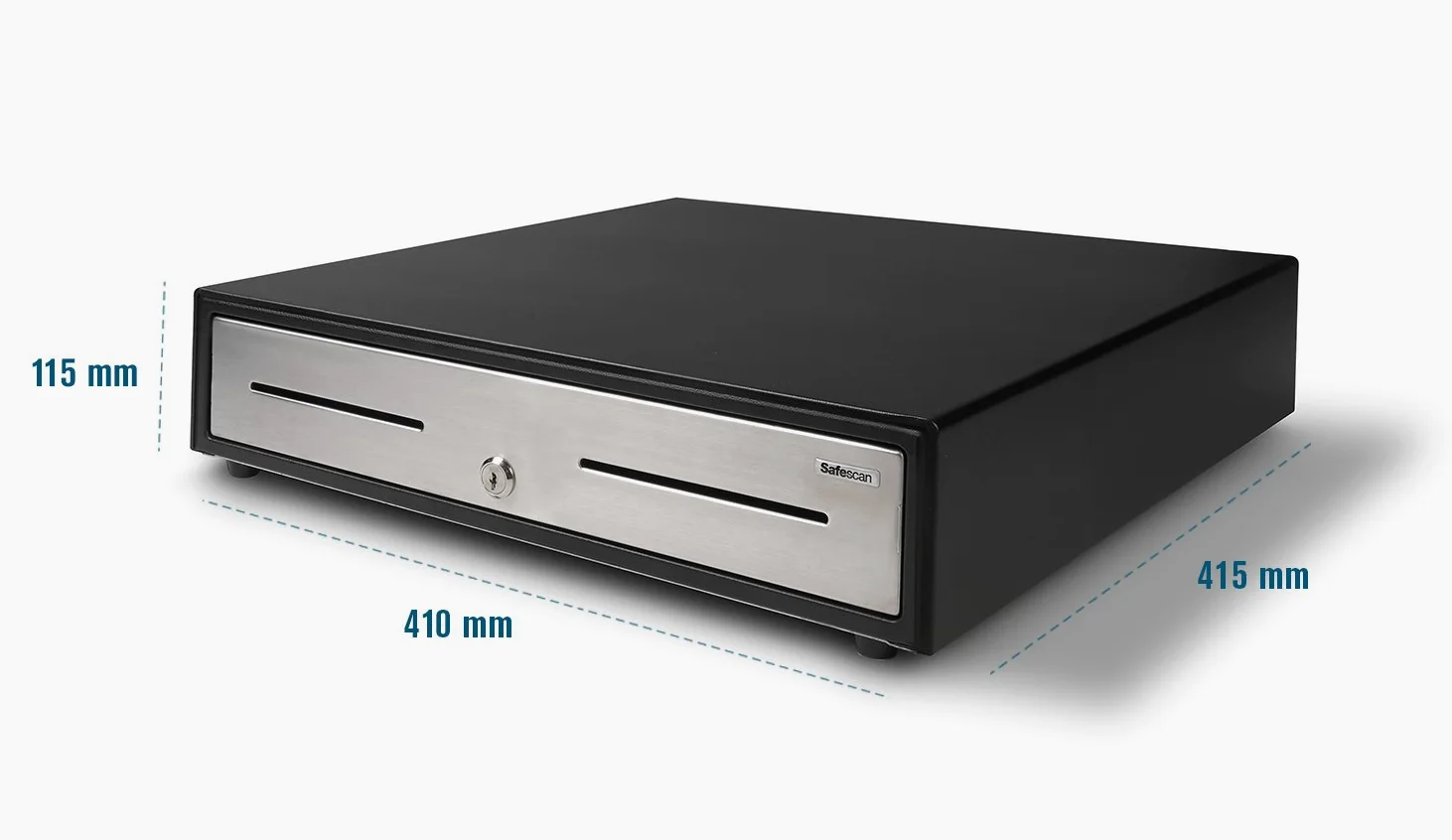 Safescan HD-4141S Heavy Duty Cash Drawer with 8 Coin and 4 Note Trays
