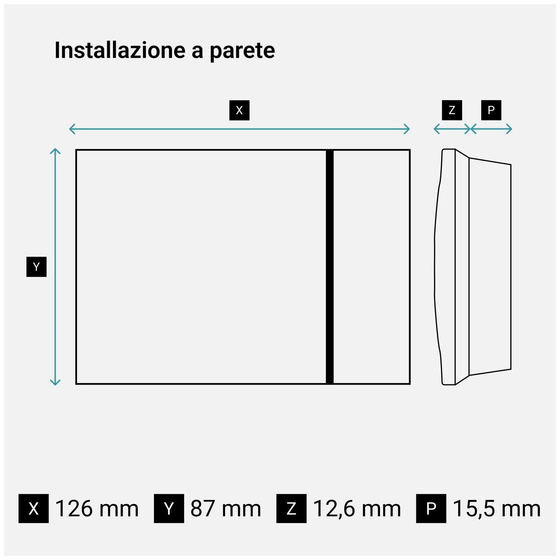 BTICINO SXW8002W Termostato WiFi Smarther2 with Netatmo, Termostato Caldaia da Parete, Controllo anche da Remoto con App, Alexa, Google Assistant, Apple HomeKit, Programmabile, Risparmio Energetico