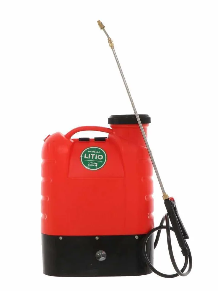 BERARDI | Pompa elettrica irroratrice a spalla 16LT | spalleggiata a batteria a zaino |16 LT | Max 5 bar