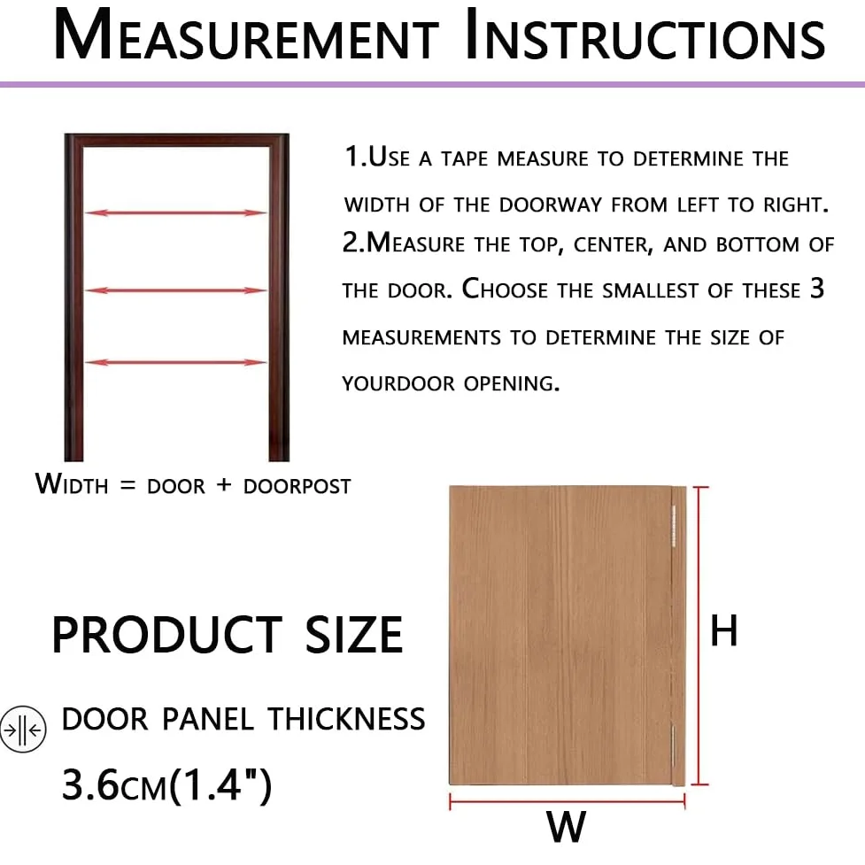 Porta a Battente in Legno di Pino per Saloon, Include Cerniere, Porte Singole a Metà per Cucina, Negozio, Ingresso, Divisorio, Pub(W90xH90cm(36x36in))