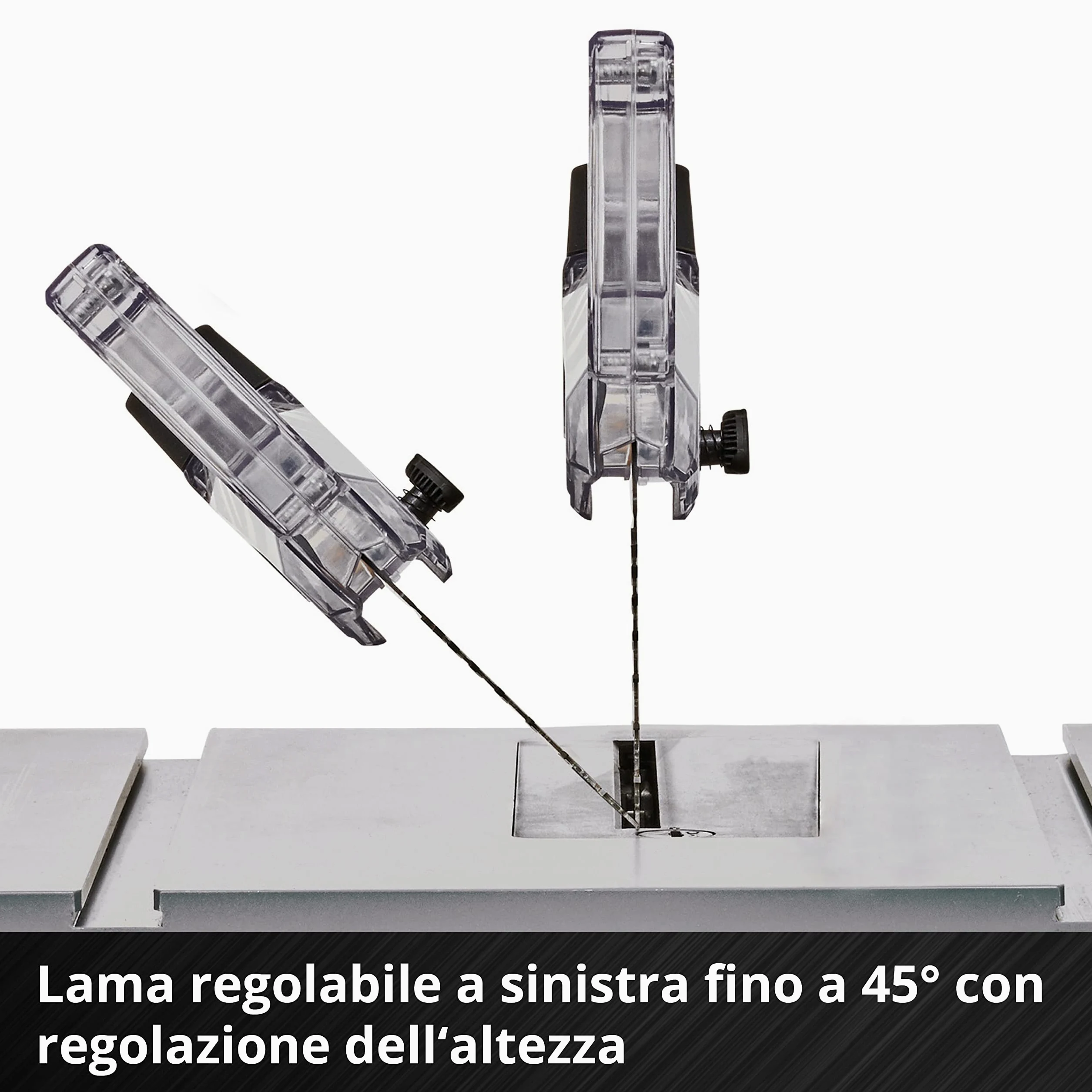 Einhell TE-TS 36/210 Li-Solo Sega circolare da banco a batteria Power X-Change (18V,giri al min. 3800, lama Ø210 x Ø30, taglio max 70 mm, guida angolare, senza batteria e caricabatteria)