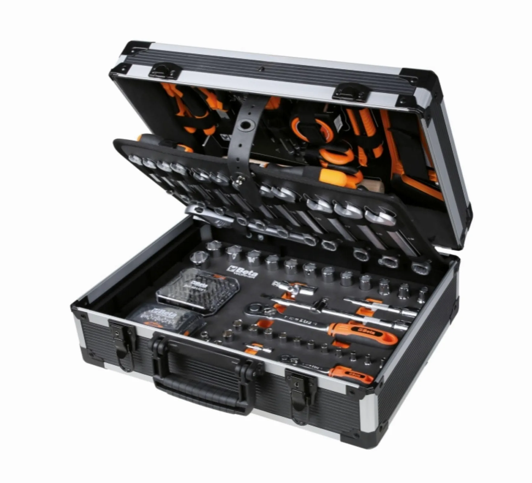 Beta BW 2056E – Valigia in Plastica con Assortimento di 163 Utensili per Manutenzione Generale
