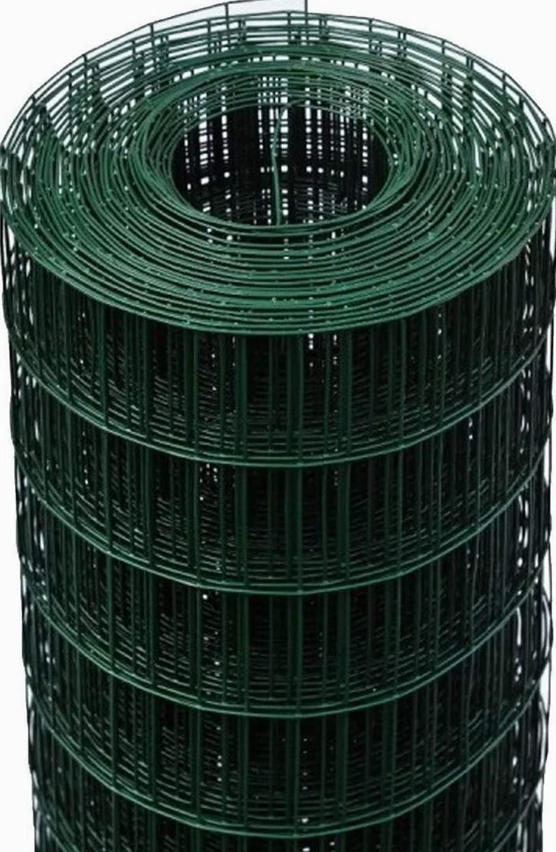MARRA EDILE ROTOLO 25 m RETE METALLICA ZINCATA PLASTIFICATA ELETTROSALDATA PER RECINZIONE 175 CM MAGLIA 50X75 MM