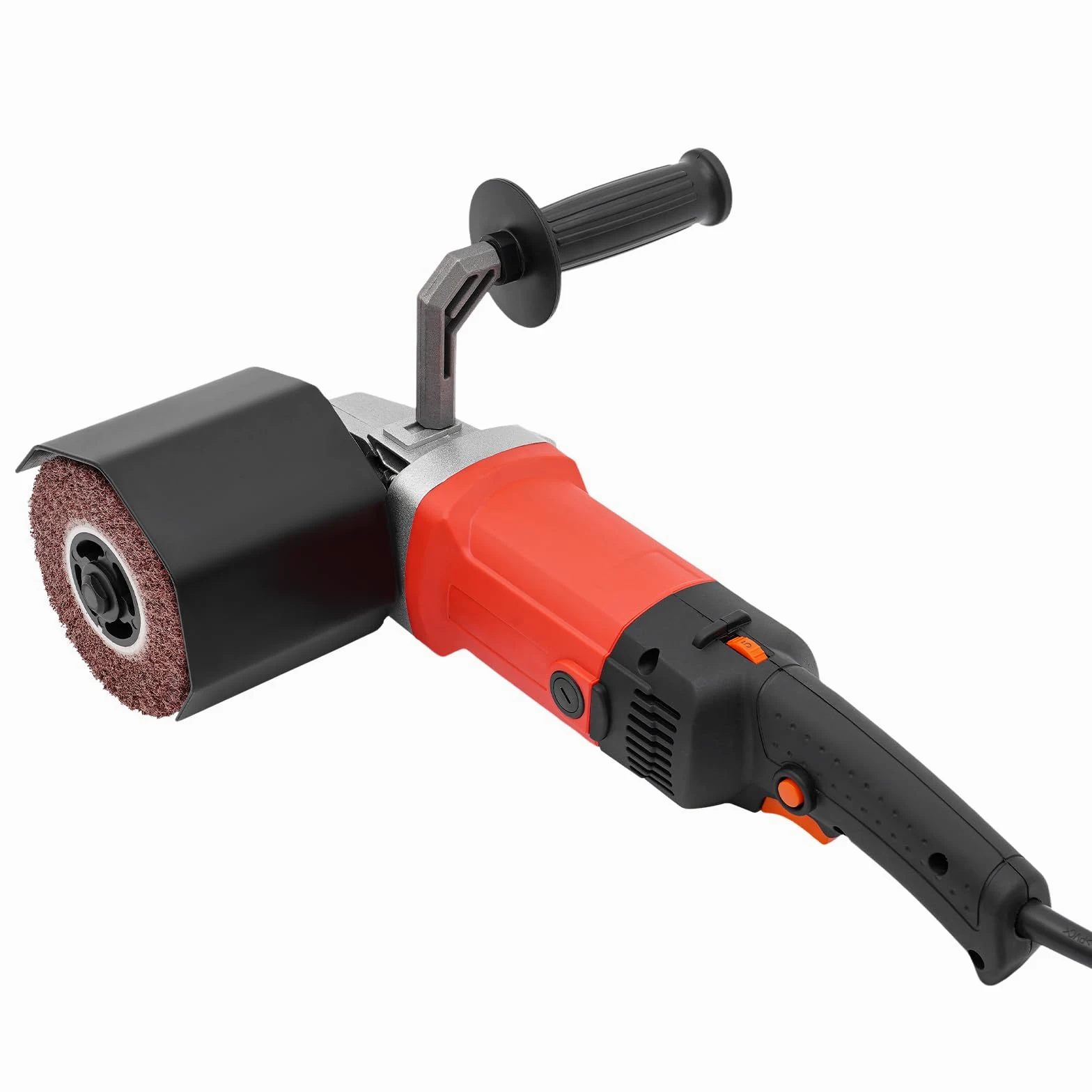 Macchina per levigatura 2200W con 2 rulli, levigatrice a spazzola regolabile a 6 velocità per lucidatura, spazzolatura, levigatura