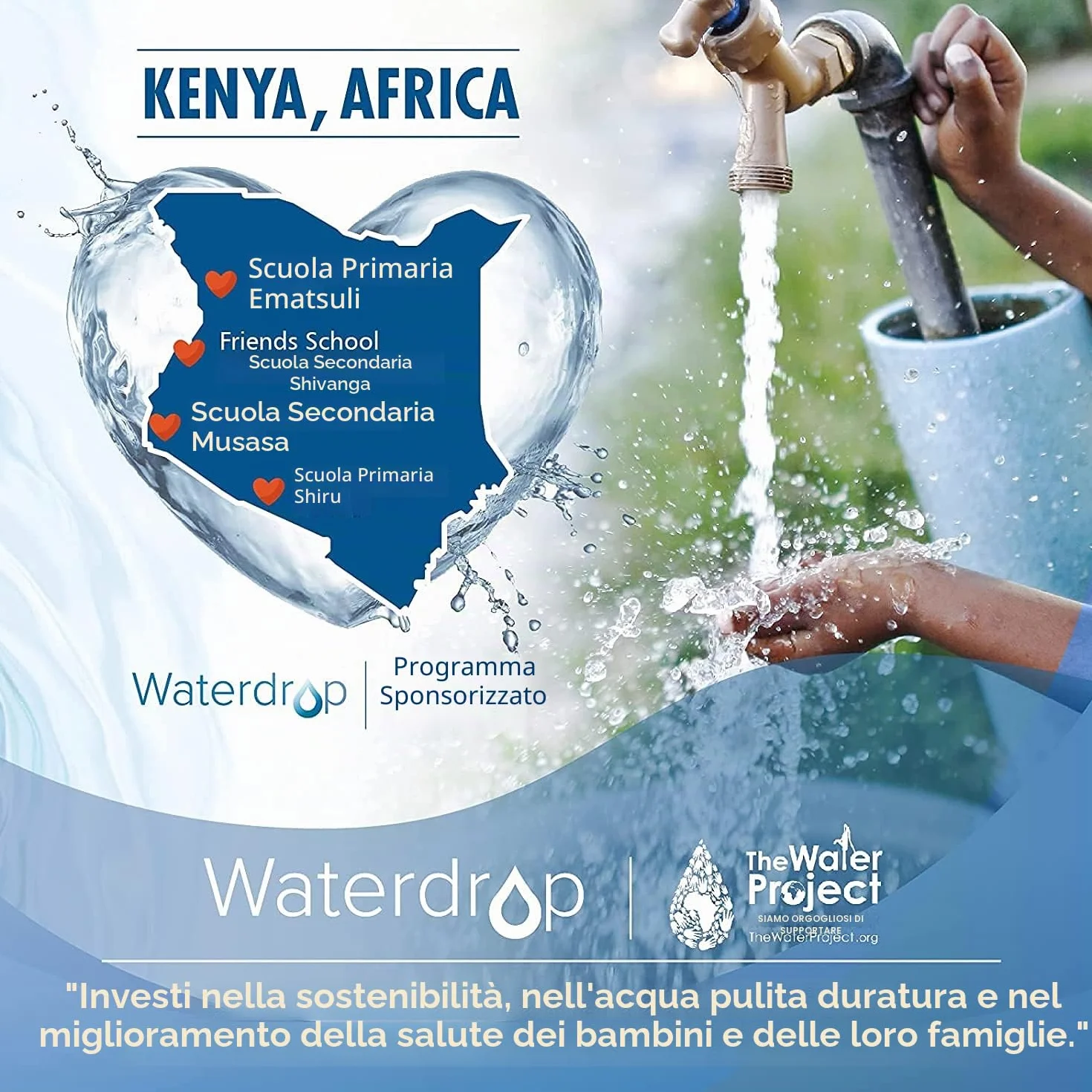 Waterdrop Filtro WD-G2P6MRO, ricambio per sistema di osmosi inversa WD-G2P600-W