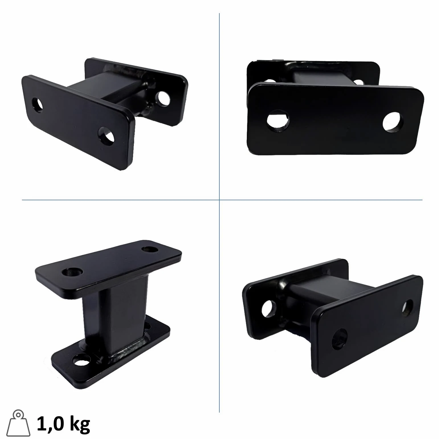 Prolunga per gancio a testa sferica AHK per sfera a 2 fori con distanza tra i fori (100 mm)