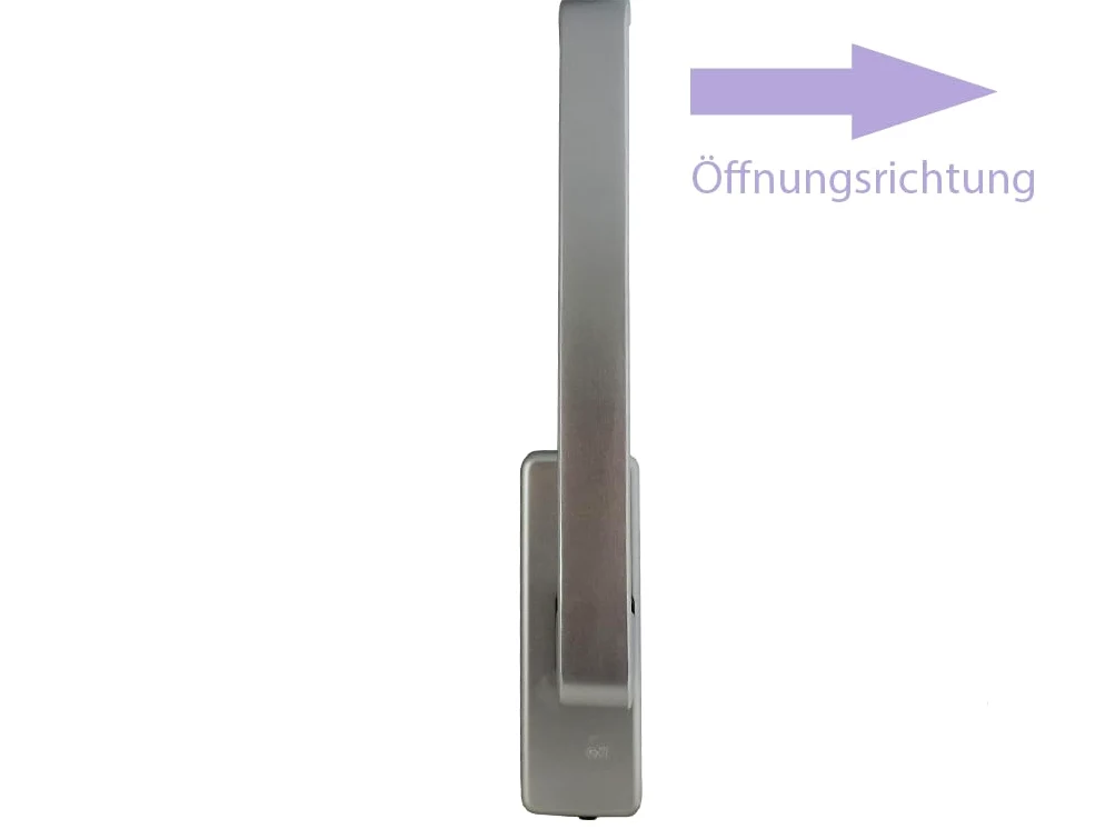 GU 34225 - Maniglia per porta scorrevole Dirigent EV1, argento, sinistra, K-12920-00-L-1, con chiave di regolazione OTT (30152) OTT-beschlagswelt