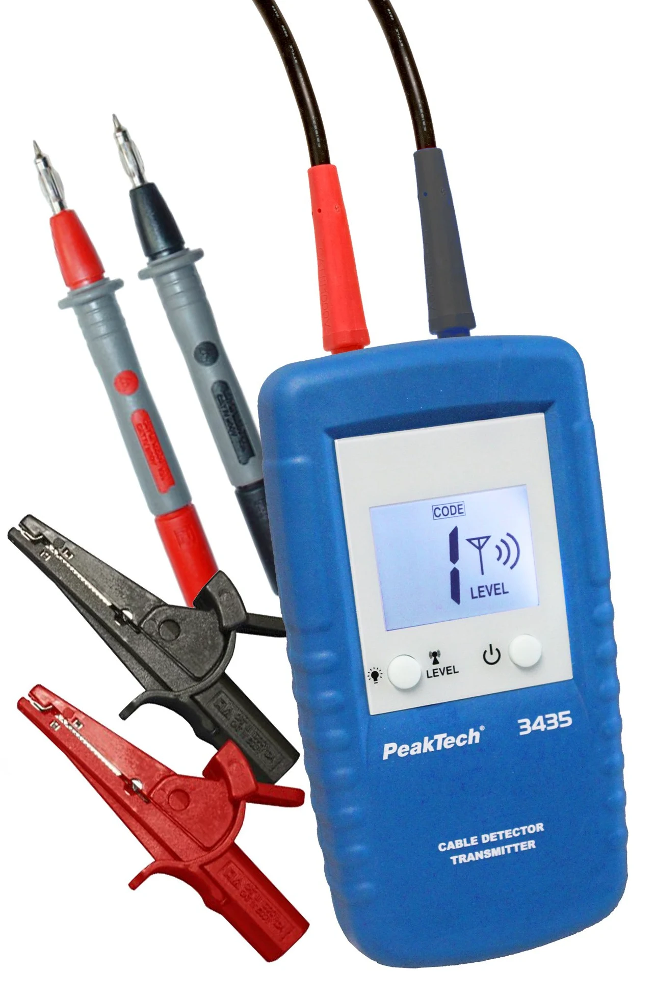 PeakTech P 3435tr trasmettitore di riserva per 3435 accensione Such dispositivo – Accensione Finder – Dispositivo di Localizzazione con misura di tensione e regolabile e canali kennung
