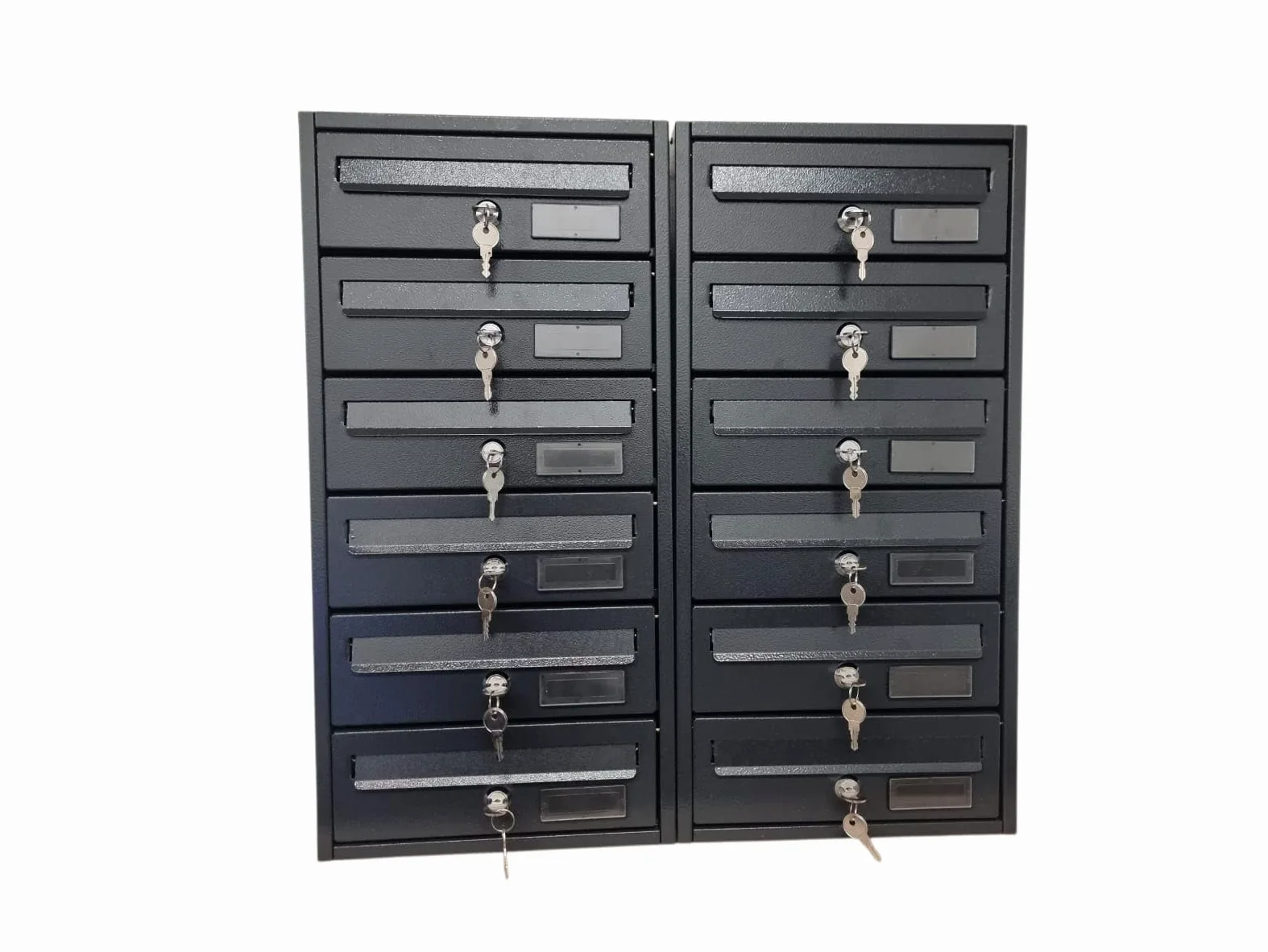 MILLE Cassetta postale condominiale 12 posti cm 90x17x42h-Modello Modular