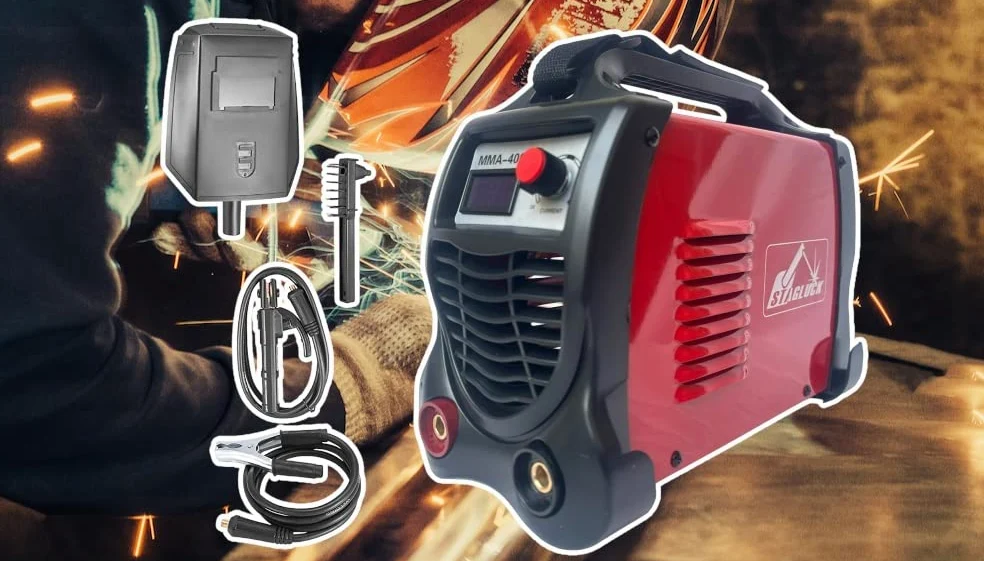 SALDATRICE A ELETTRODO ELETTRICA INVERTER SALDATURA 400 AMPERE + ACCESSORI