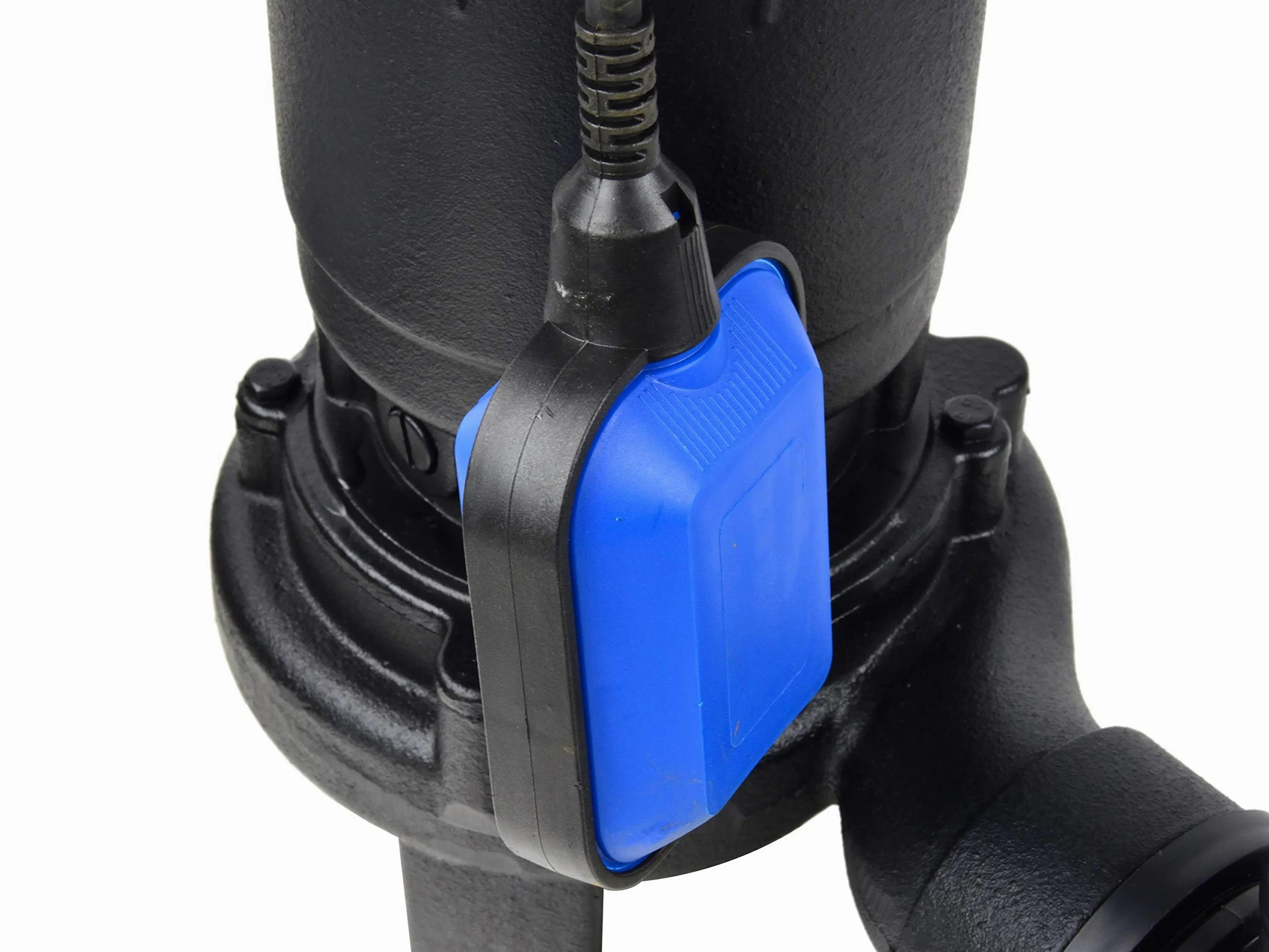 Pompa Sommersa per Acque Scure Con Trituratore e Interruttore Galleggiante - WQD 750W, 20.000L/h, Prevalenza Max. 8m - Corpo in Ghisa
