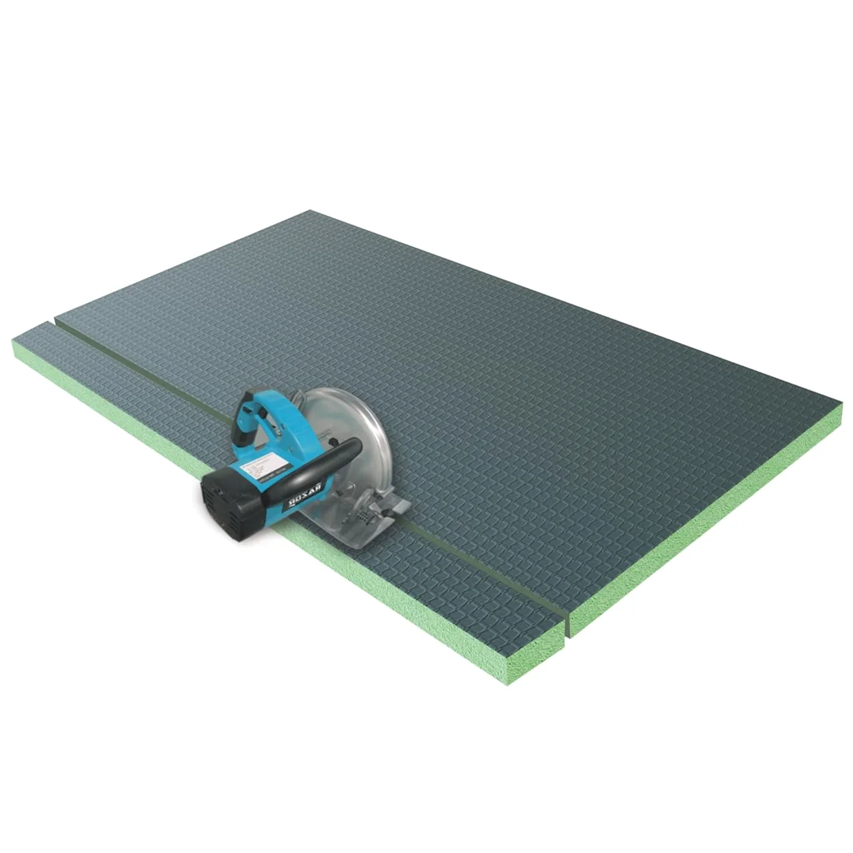 Pannello di Costruzione da Piastrellare in Estruso Polistrirene Rigido XPS Isolamento della Casa e del Bagno 1250x600X6 mm (4 pezzi/set)