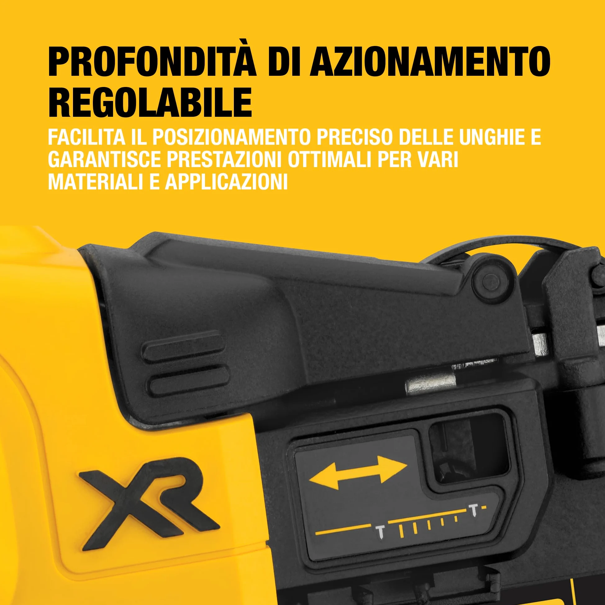 DEWALT 18V XR Chiodatrice Fissa Brushless 18 Calibro 18, Solo Utensile, DCN680N-XJ