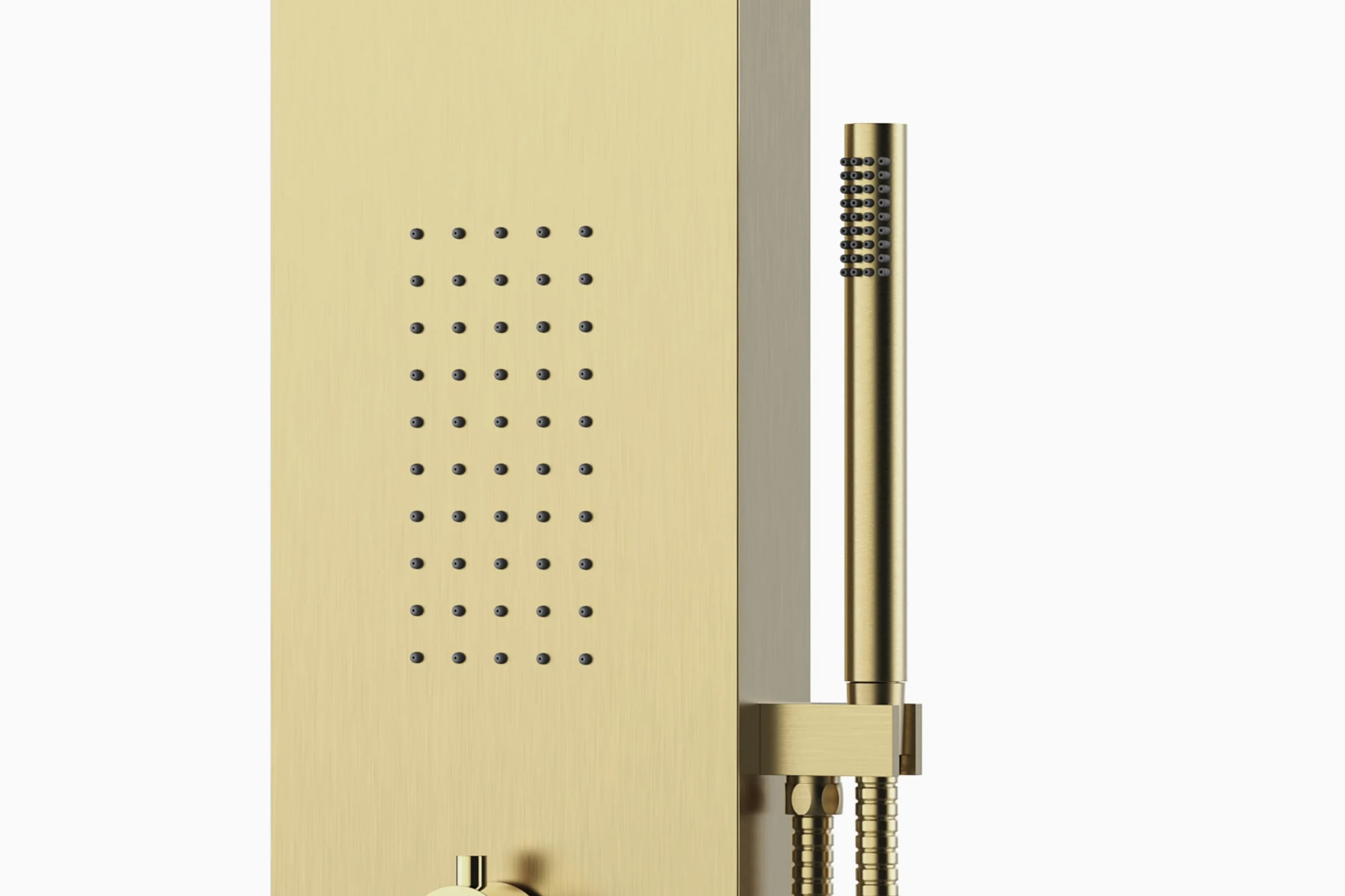 Marwell Essenza - Rubinetto per doccia, 125 x 20 cm, colore: oro
