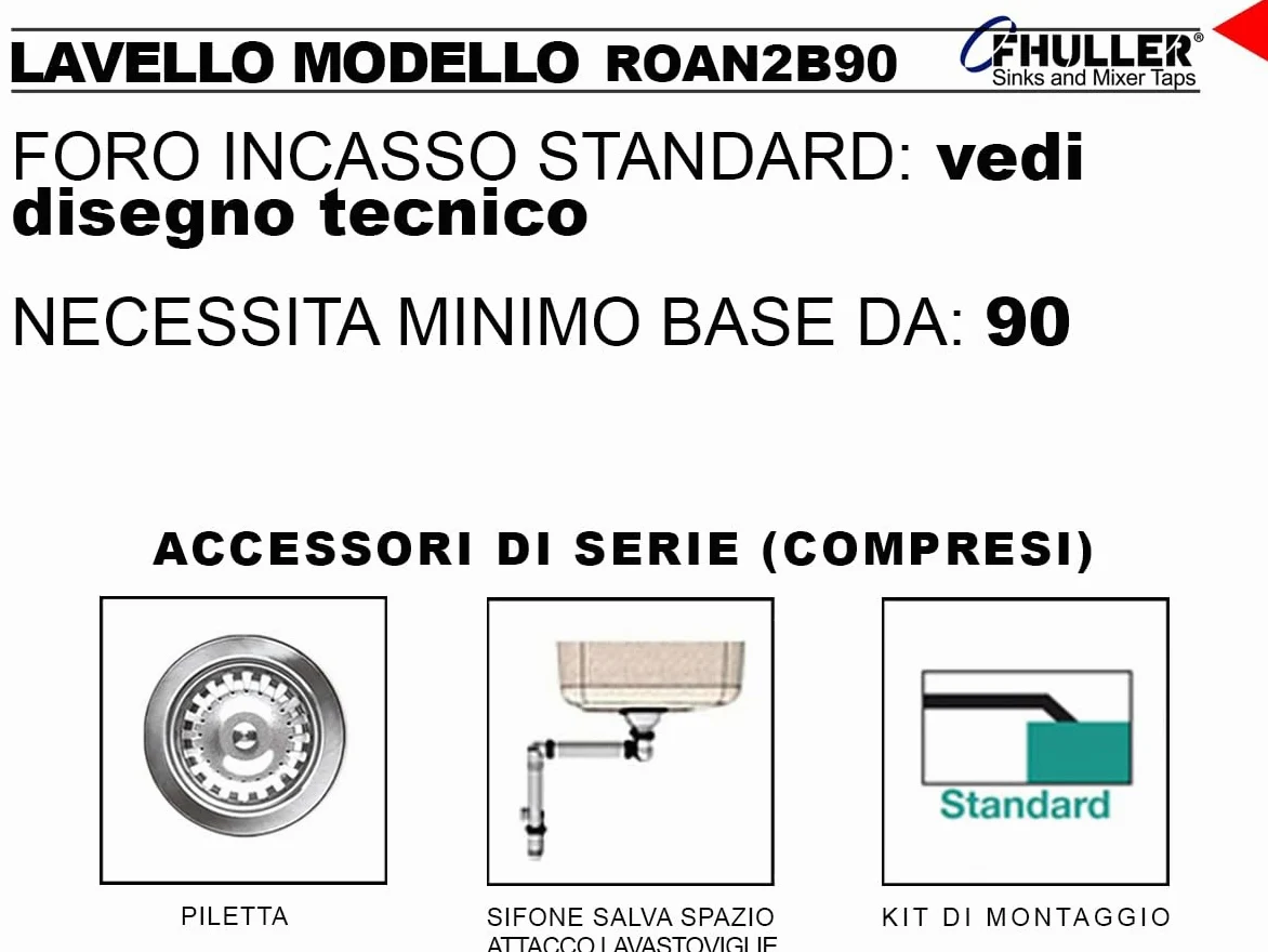 Lavello da Cucina Angolare, 83x83 cm, 2 Vasche con Gocciolatoio Destro, Acciaio Inox