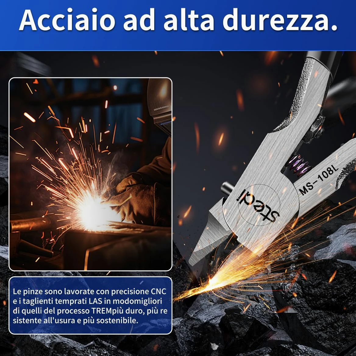 stedi Tronchesina Ultimate Model, [versione per mano sinistra] Tronchese ultrasottile a taglio singolo per hobby per riparazione Gundam, modello in plastica e modellini in miniatura, 12,7 cm