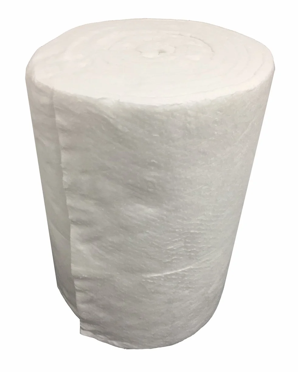 EINSIDE Feltro per isolamento fibra ceramica, Densità 96 kg/m³ | Lunghezza 7,3 m, Larghezza 61 cm, Spessore 2,5 cm