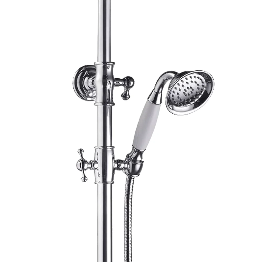 Essebagno Colonna doccia retrò Leeds 2 cromo