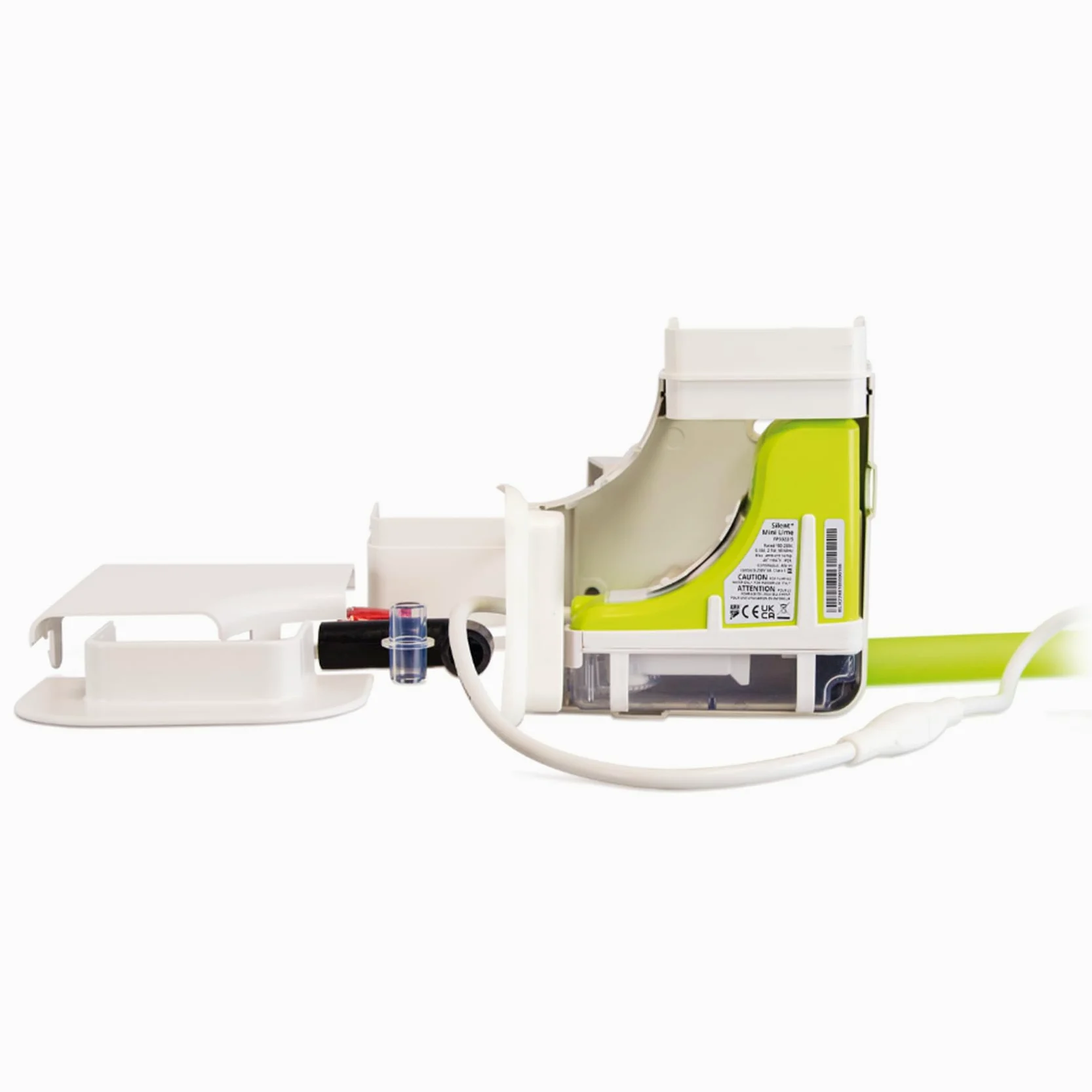 Aspen Pumps Silent+ Mini Lime FP3472/5 - Pompa Scarico Condensa con Canalina EuroSplit 80x60 mm Colore Avorio Chiaro