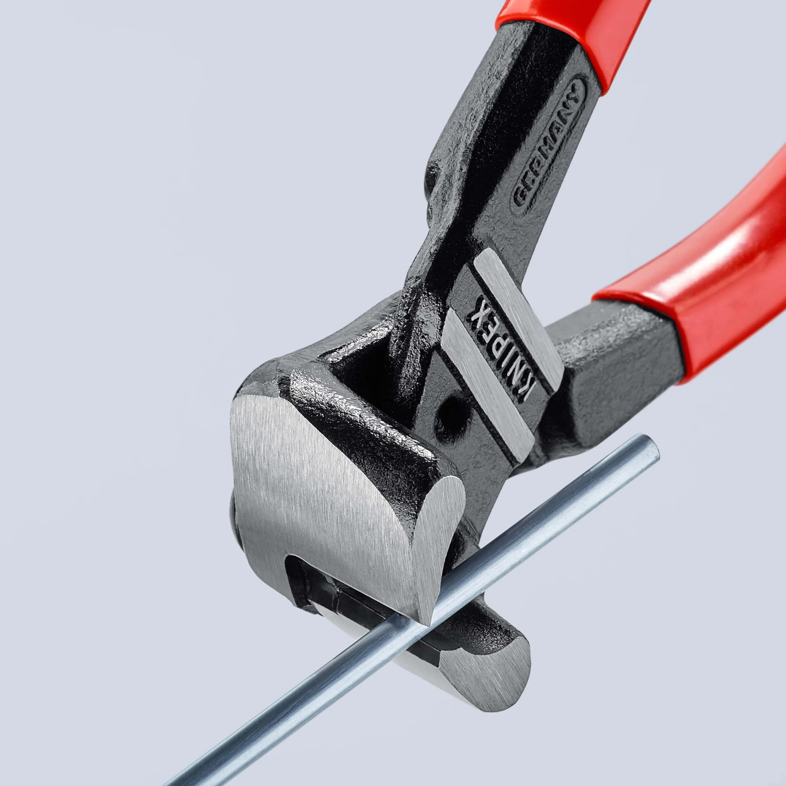KNIPEX Tronchese con taglienti frontali per bulloni a grande forza di taglio rivestiti in resina sintetica 200 mm, 61 01 200