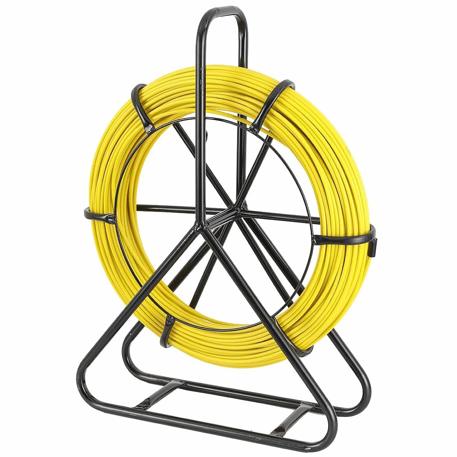 6mm x 100m Sonda Passacavi in Fibra di Vetro, Strumento per l'Installazione di Cavi Elettrici in Fibra di Vetro, Infilatore per Cavi per Condutture