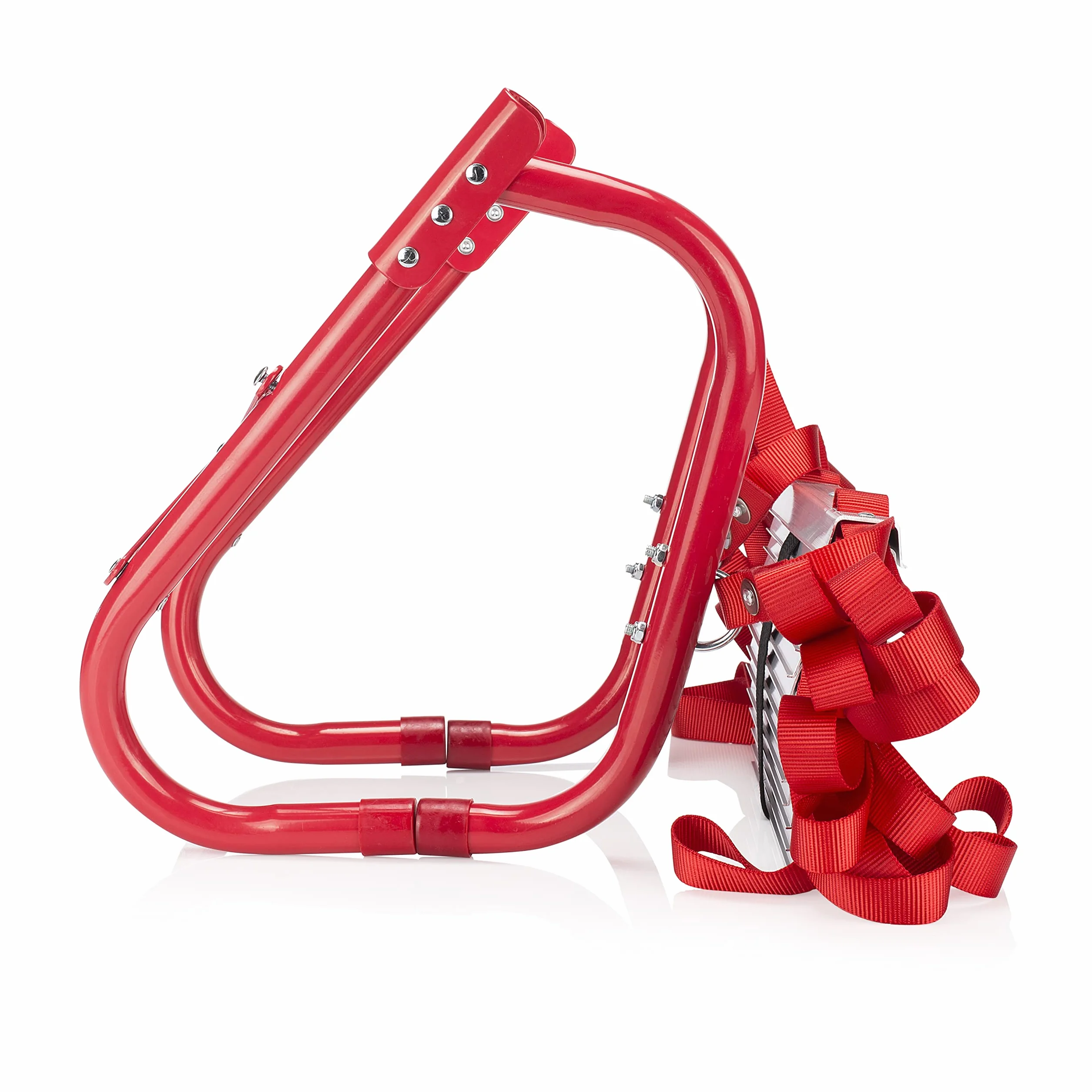 Smartwares Scala di fuga - Rosso - Acciaio - 4,5 m di lunghezza - 450 kg max - Ideale per l'evacuazione del 1° piano - 10.015.18