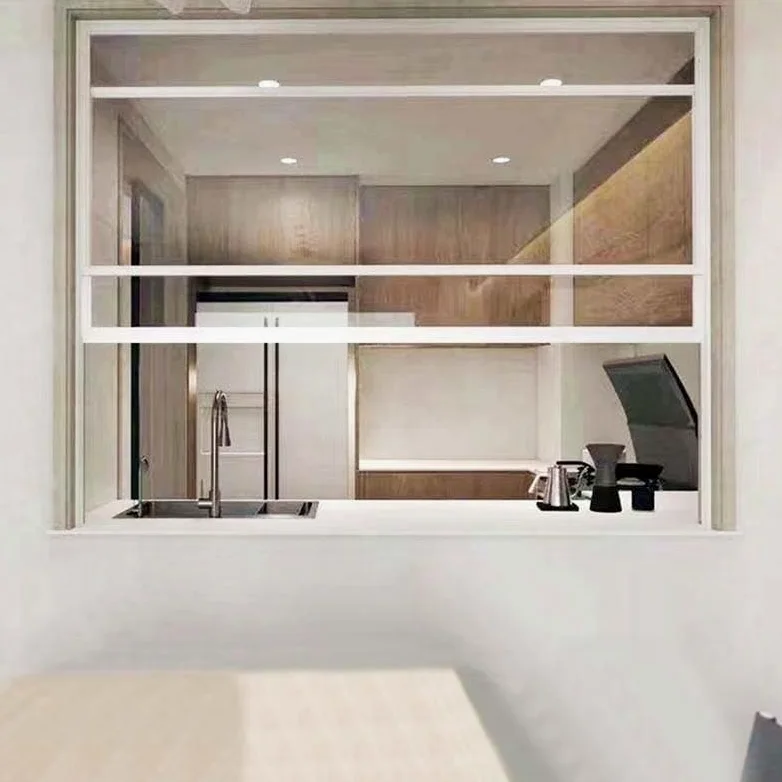 Capannone Finestra, Ventilazione Iscrizione Porta Sostituzione Bicchiere Persiane, Diapositiva Verticale Insonorizzato Fascia Schermo per Casa Esterno(60x110CM)