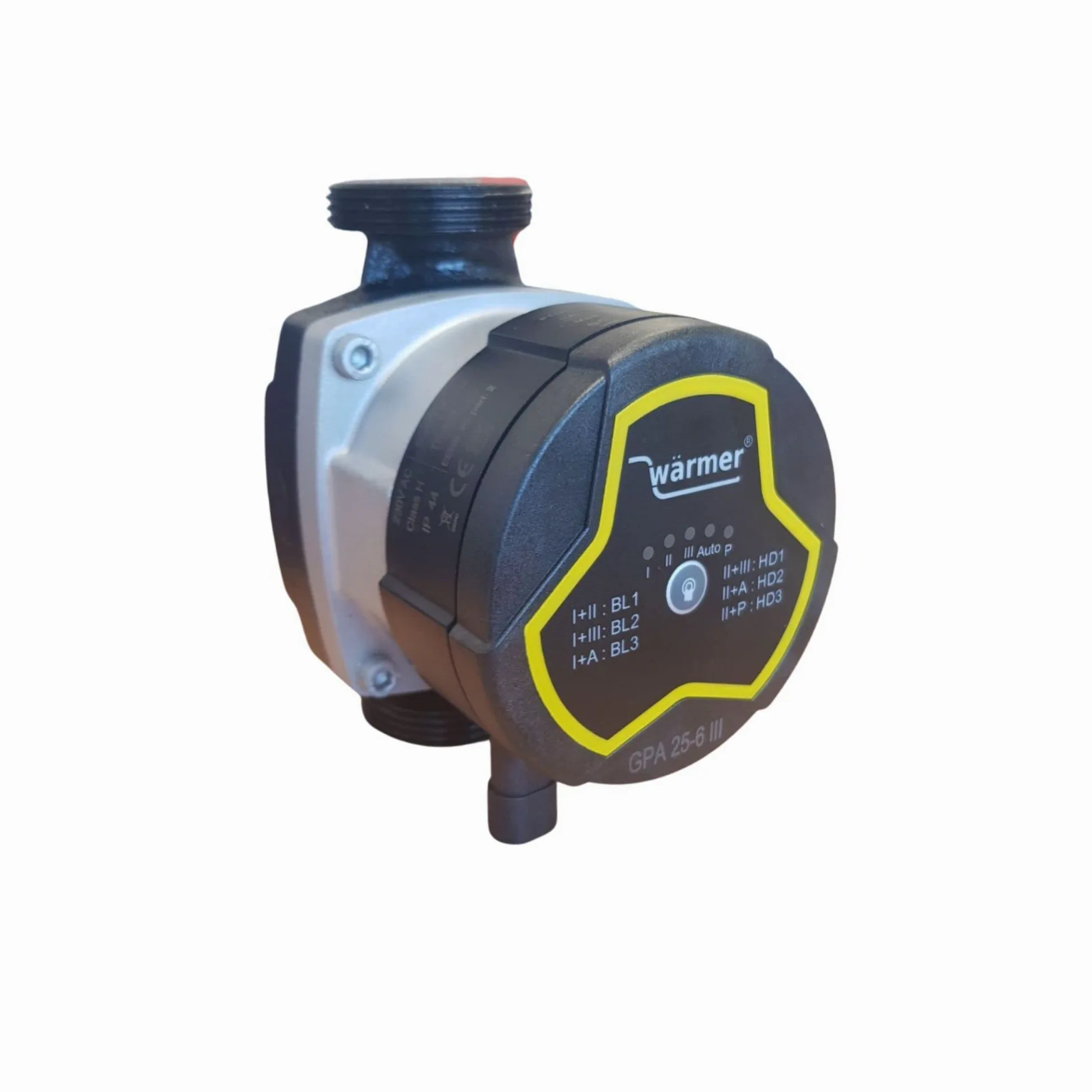 Pompa dell'acqua per riscaldamento centralizzato GPA25-6/130 Pompa di circolazione ad alta efficienza a risparmio energetico per riscaldamento domestico, acqua calda e sistema di