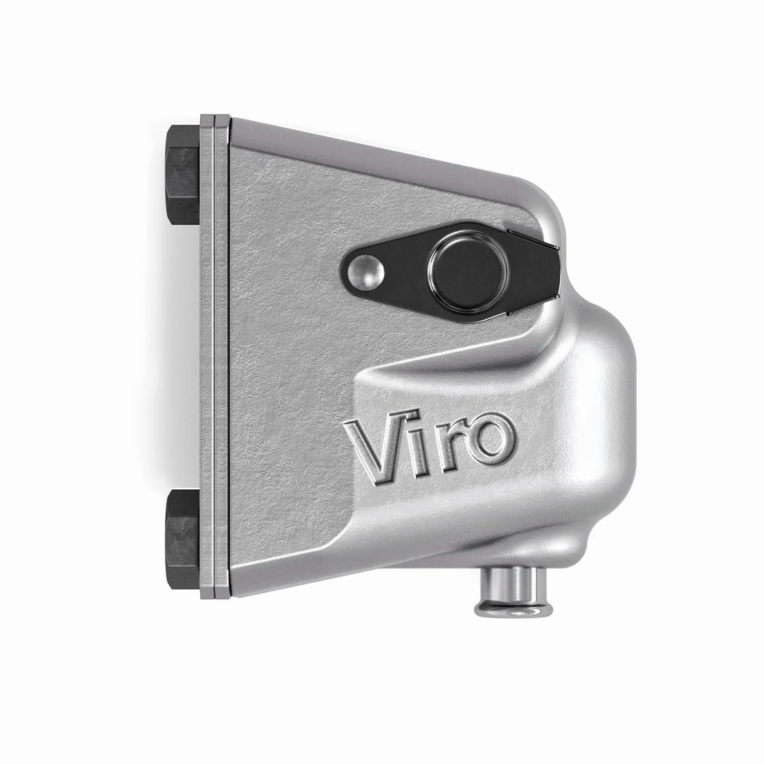 Viro | Nuovo Condor, Lucchetto Antiscasso per Serranda, in Acciaio Massiccio Zincato, con Asta 12 mm Anti-Strappo e Antitaglio