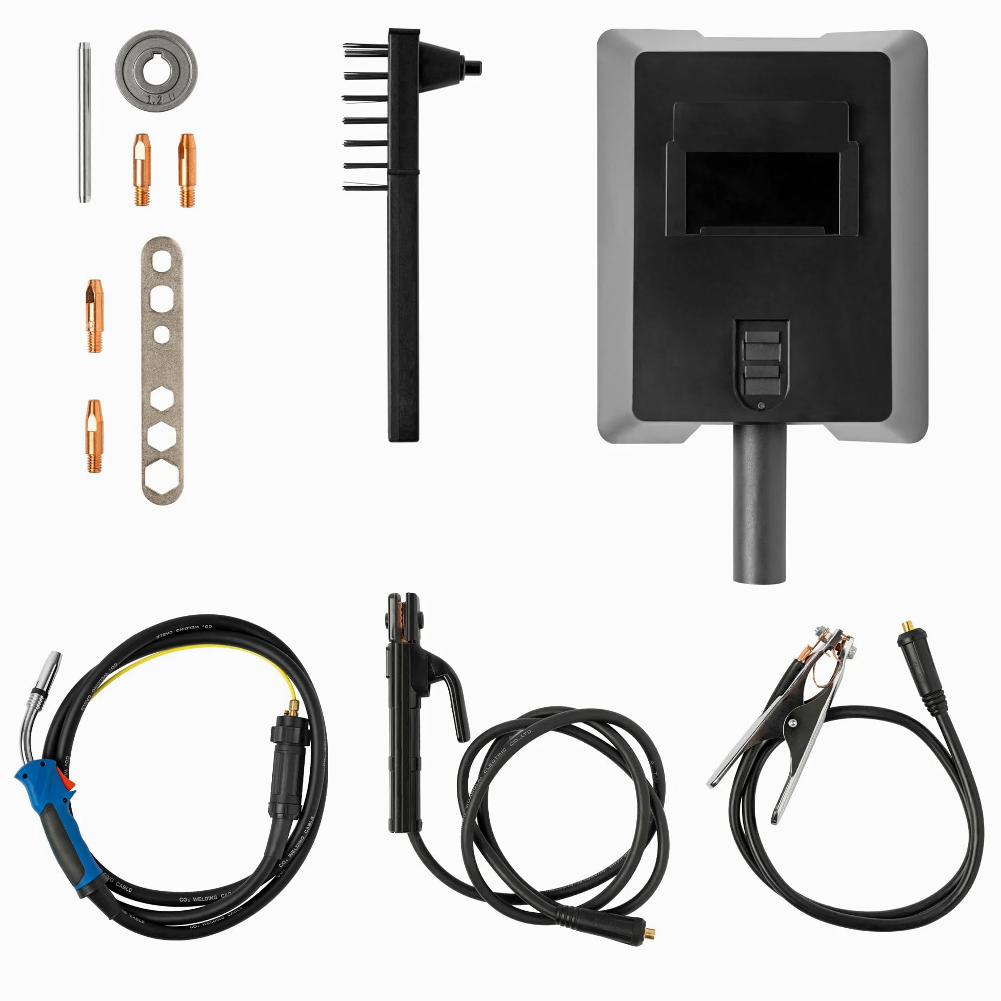 TIGMIG Saldatrice Inverter MIG/MAG (Con o Senza Gas) + FLUX (Filo animato) + MMA, Fino a 200A, Modello TM250INVMIG, Inverter IGBT, Accessori inclusi, Garanzia e Assistenza Italia