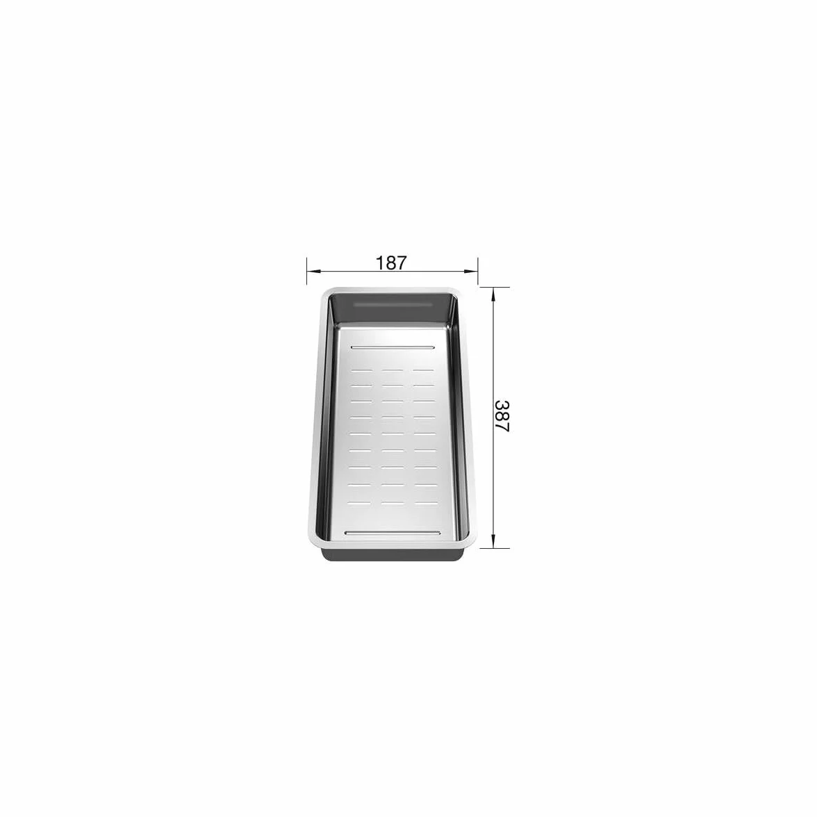 Blanco 231396 Ciotola in Acciaio Inox per Lavello Divon II