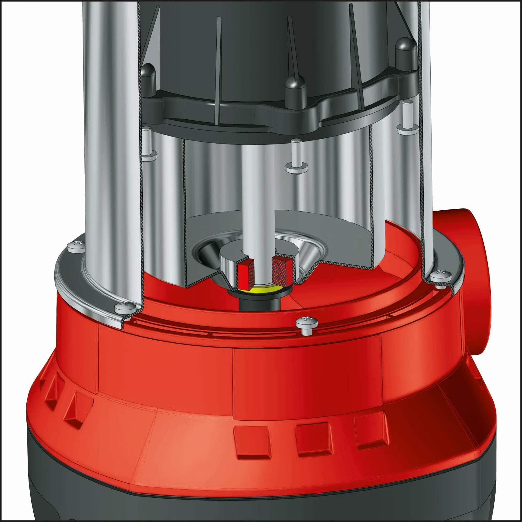Pompa per acque scure GC-DP 7035 LL di Einhell (700 W, aspirazione superficiale fino a 1 mm, portata di 16.000 L/h, 0,8 bar, immersione fino a 7 m, commutabile per acque scure e chiare)