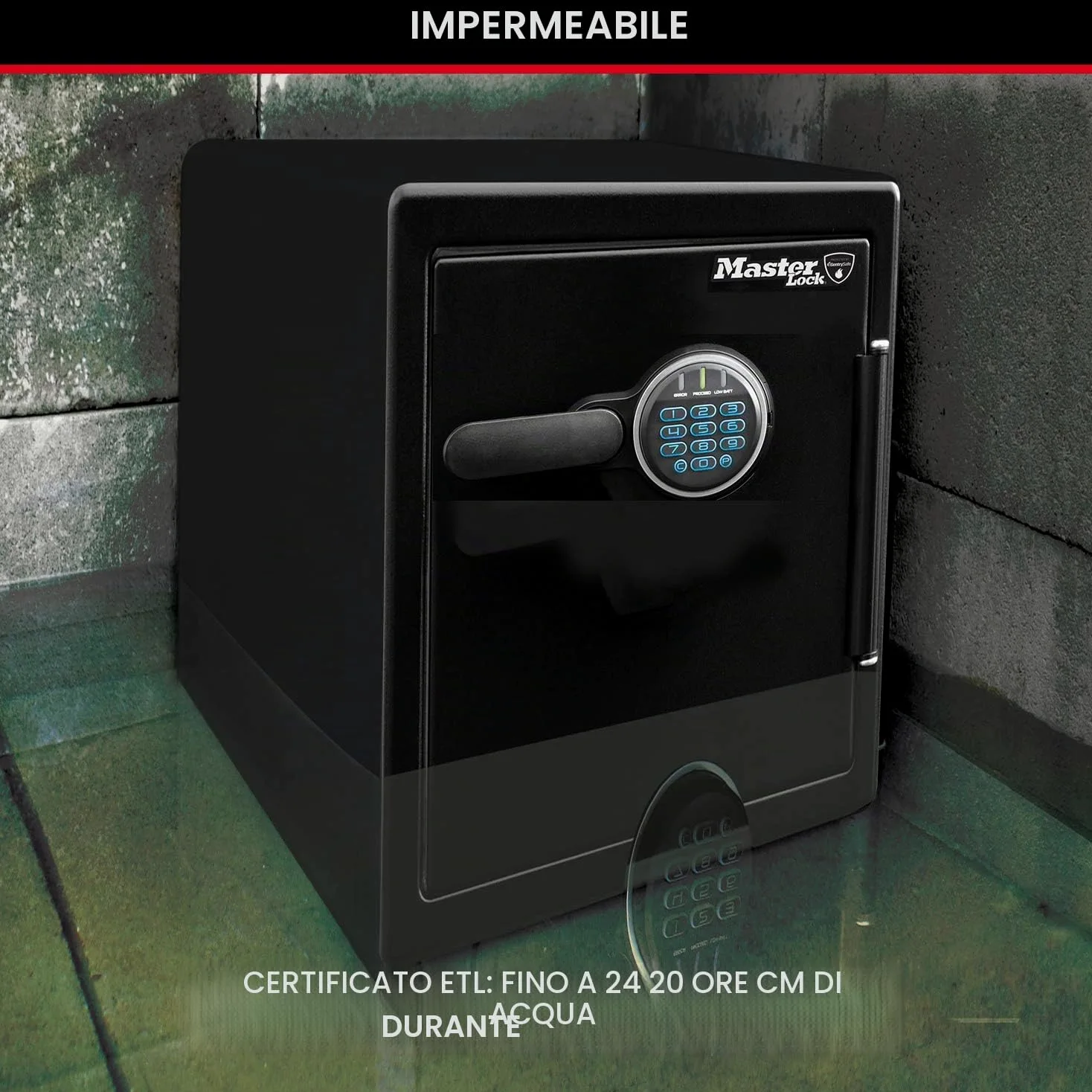 Master Lock Security Safe with Digital Combination LFW205FYC, 56L