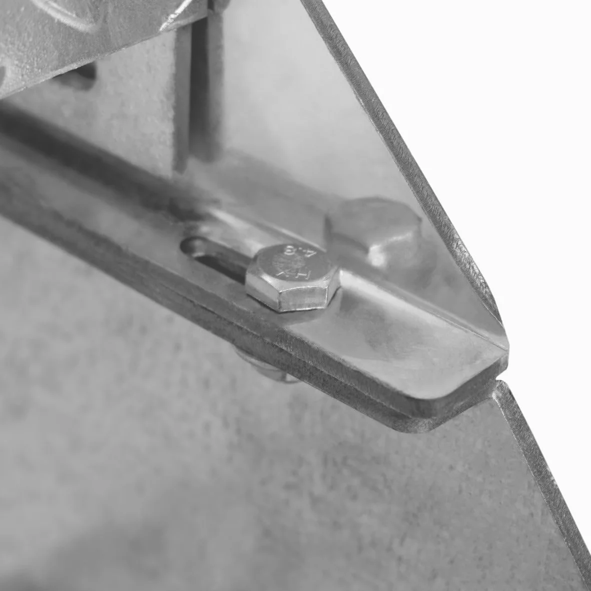Scale in metallo aggiuntivo regolabile in altezza 90 cm Argento Acciaio zincato 2 gradini componibili Griglia resistente alle intemperie Spessore asta 5 mm Kit di fissaggio GRATUITO