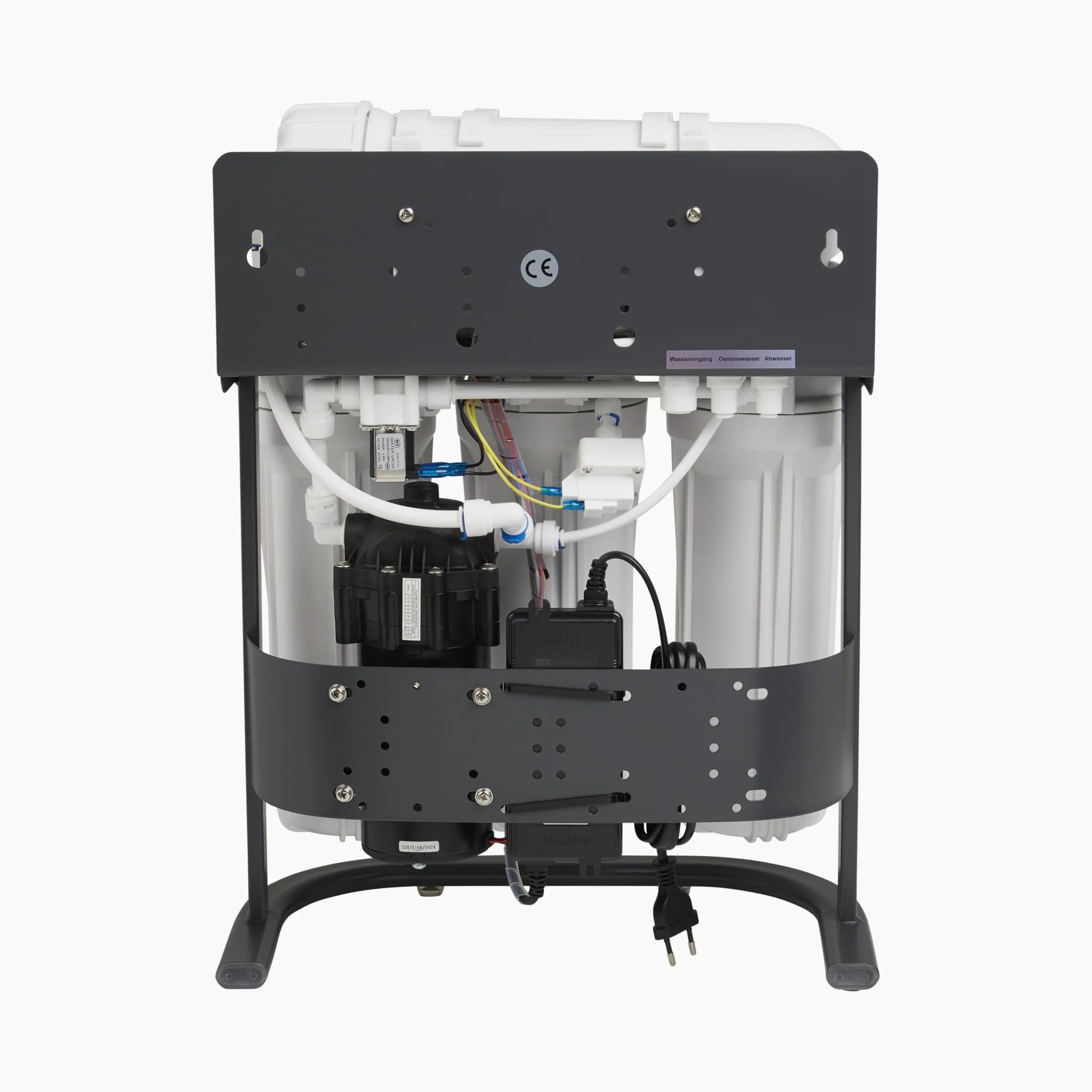 Purway Crystal Group Booster 5 Livelli 600 GPD Direct Flow Impianto Osmosi Inversa + Set Filtri Ricambio