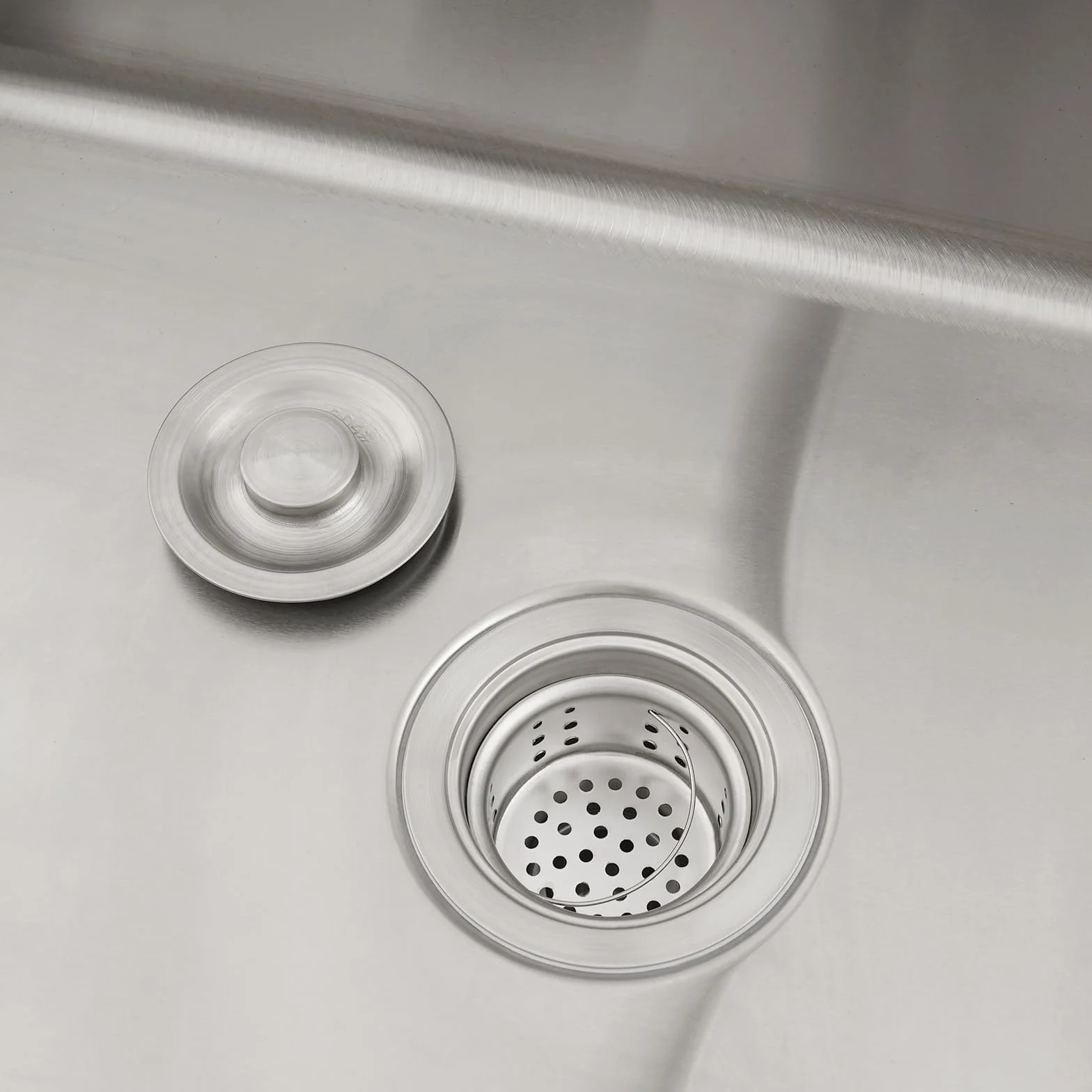 Lavello da cucina in acciaio inox, autoportante, in acciaio inox, 1 vasca, armadietto con lavello rubinetto, freestanding, cestello filtro per case, bagni, fattorie, cortili