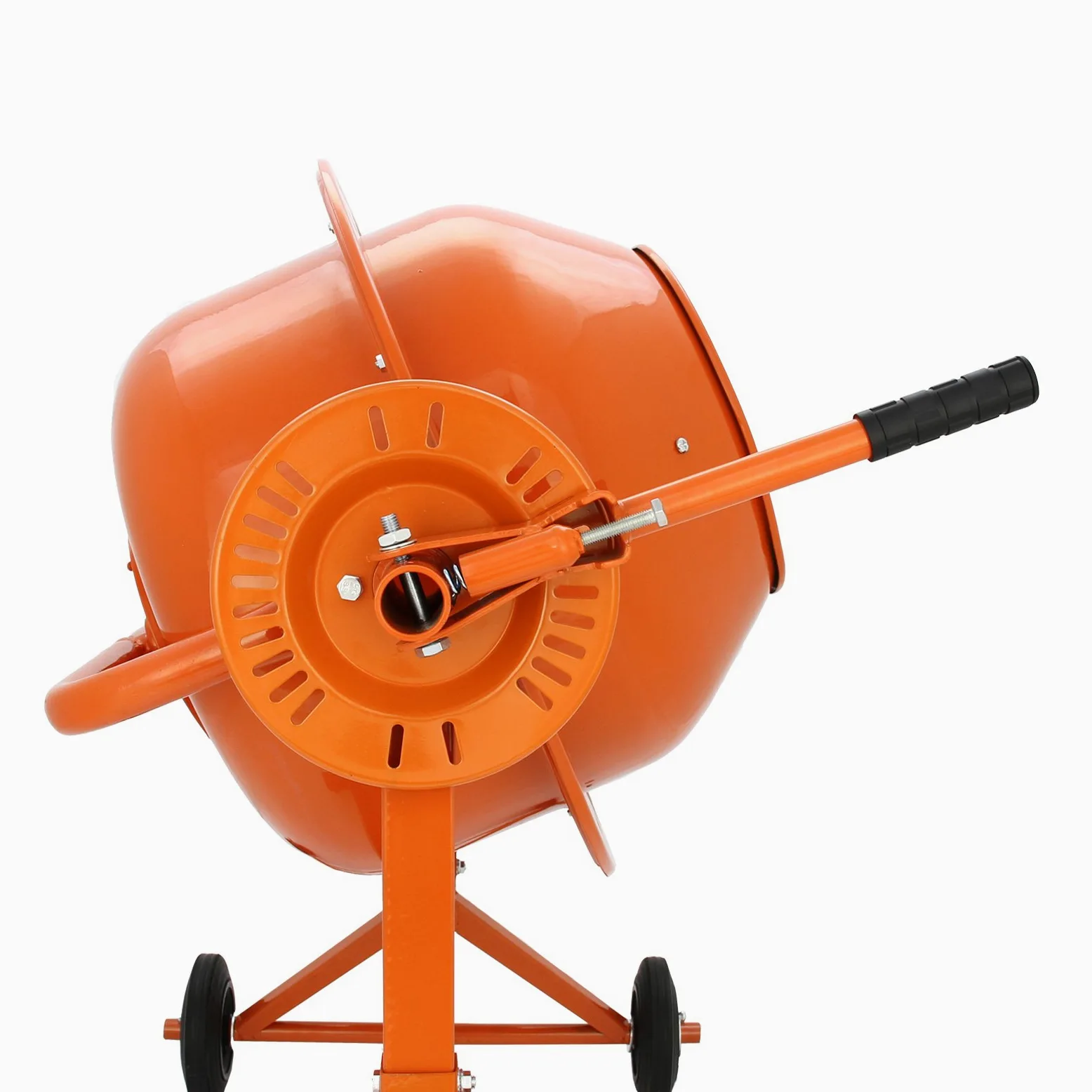 T-Mech - Betoniera Elettrica 70 litri 30 giri/minuto per Miscelare Calcestruzzo, Malta e Cemento