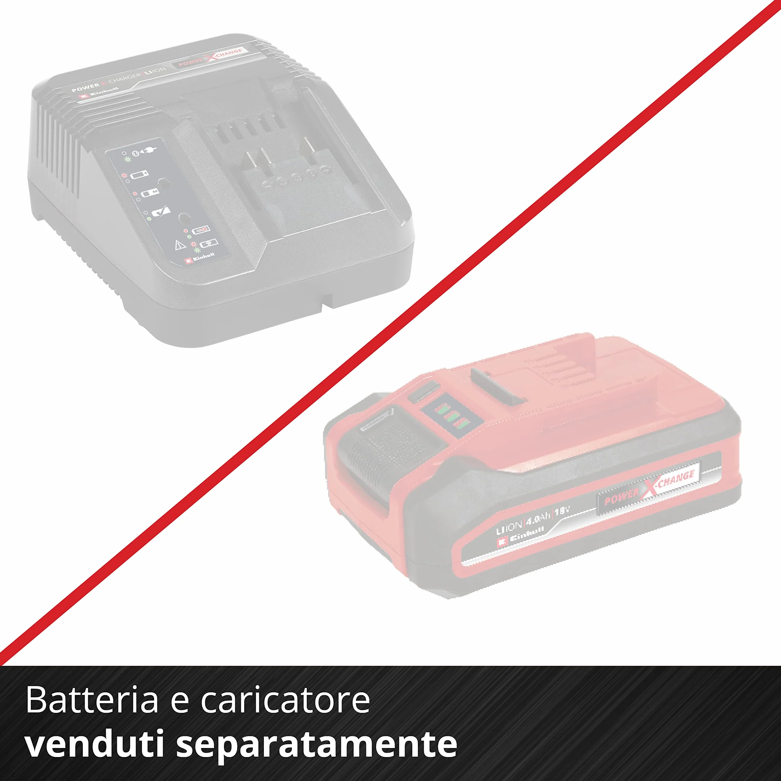 Einhell Sega circolare a batteria TE-CS 18/190 Li BL - Solo Power X-Change (18V, giri al min. 3800, lama Ø190 x Ø20,taglio max 65 mm, luce led, senza batteria e caricabatteria)