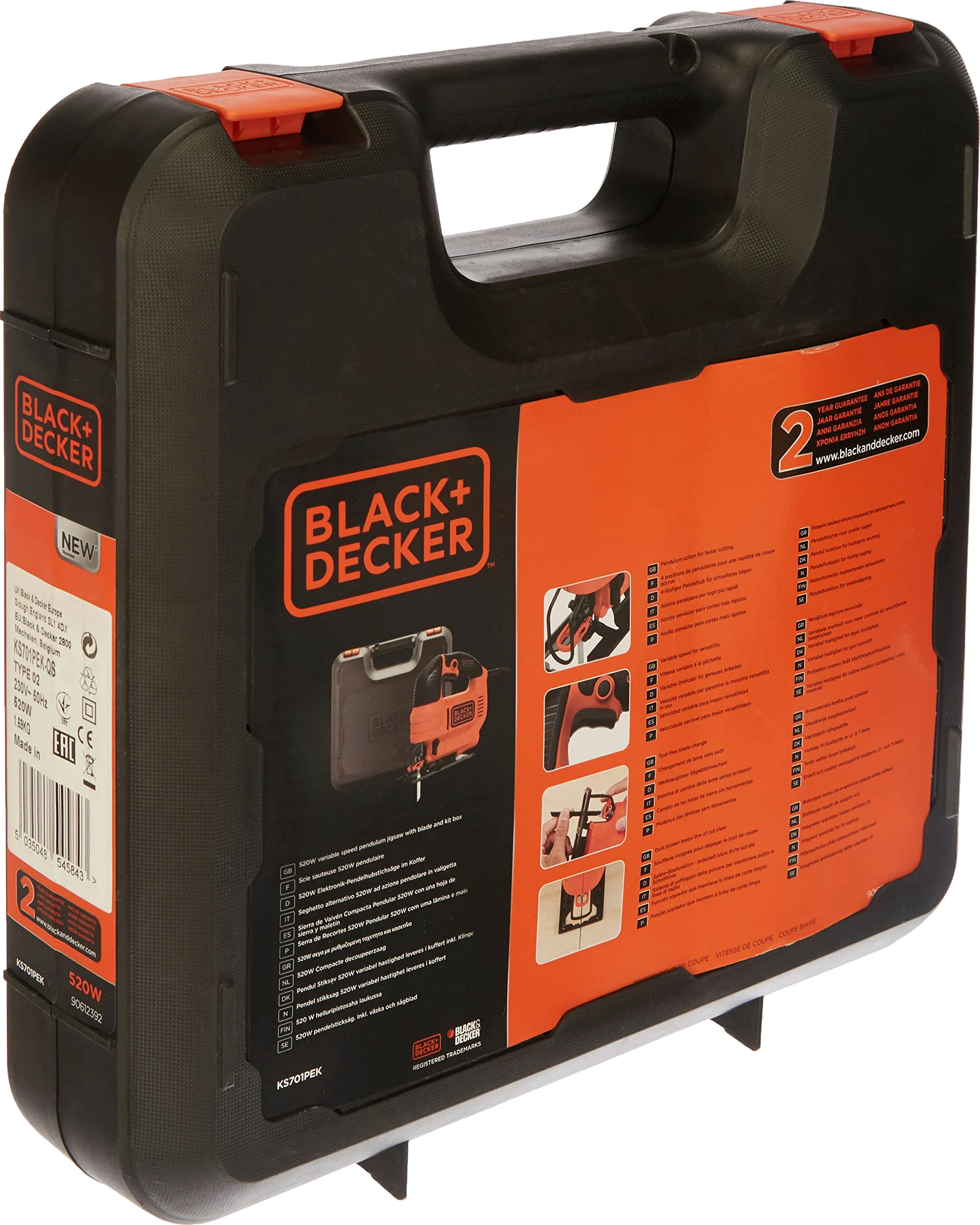 BLACK+DECKER Seghetto Alternativo. KS701PEK-QS