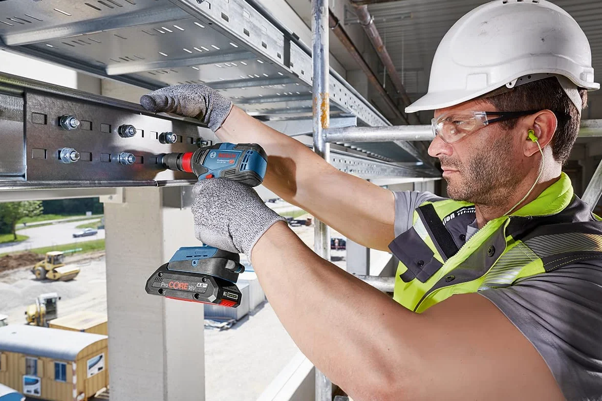 Bosch Professional 18V System Avvitatore a massa battente a batteria GDX 18V-200 (coppia di serraggio max. 200 Nm, senza batt./caricabatteria)