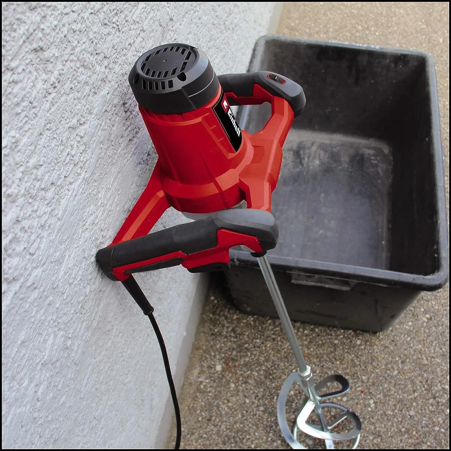 Einhell Miscelatore Elettrico TE-MX 1600-2 (Ce 220-240 V, 1600 W, Rosso, 31 x 32 x 20.2 Cm)