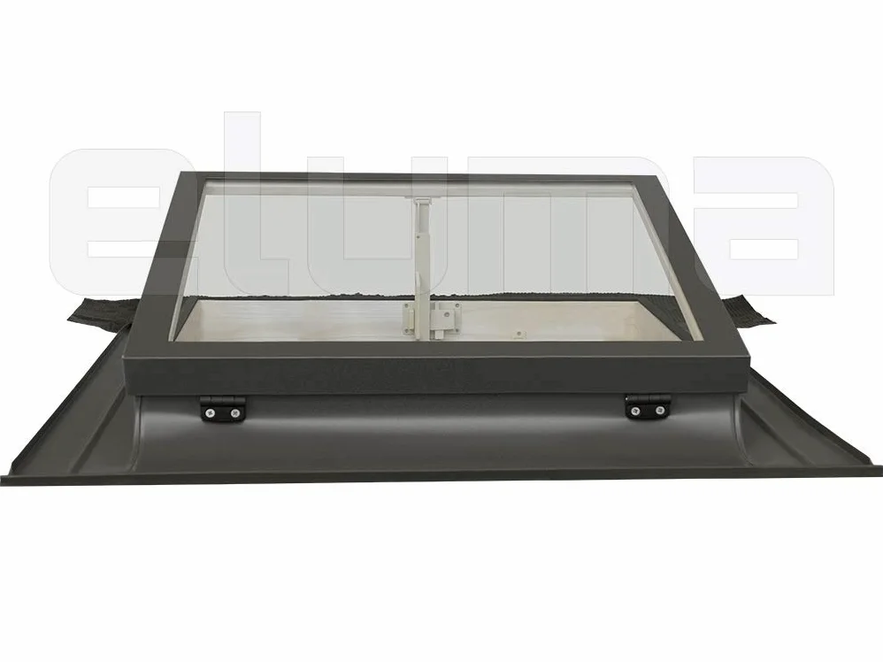 Lucernario, Finestra per tetto CLASSIC VASISTAS | Doppio vetro | Accesso al tetto | Made in Italy (100x64 Base x Altezza)