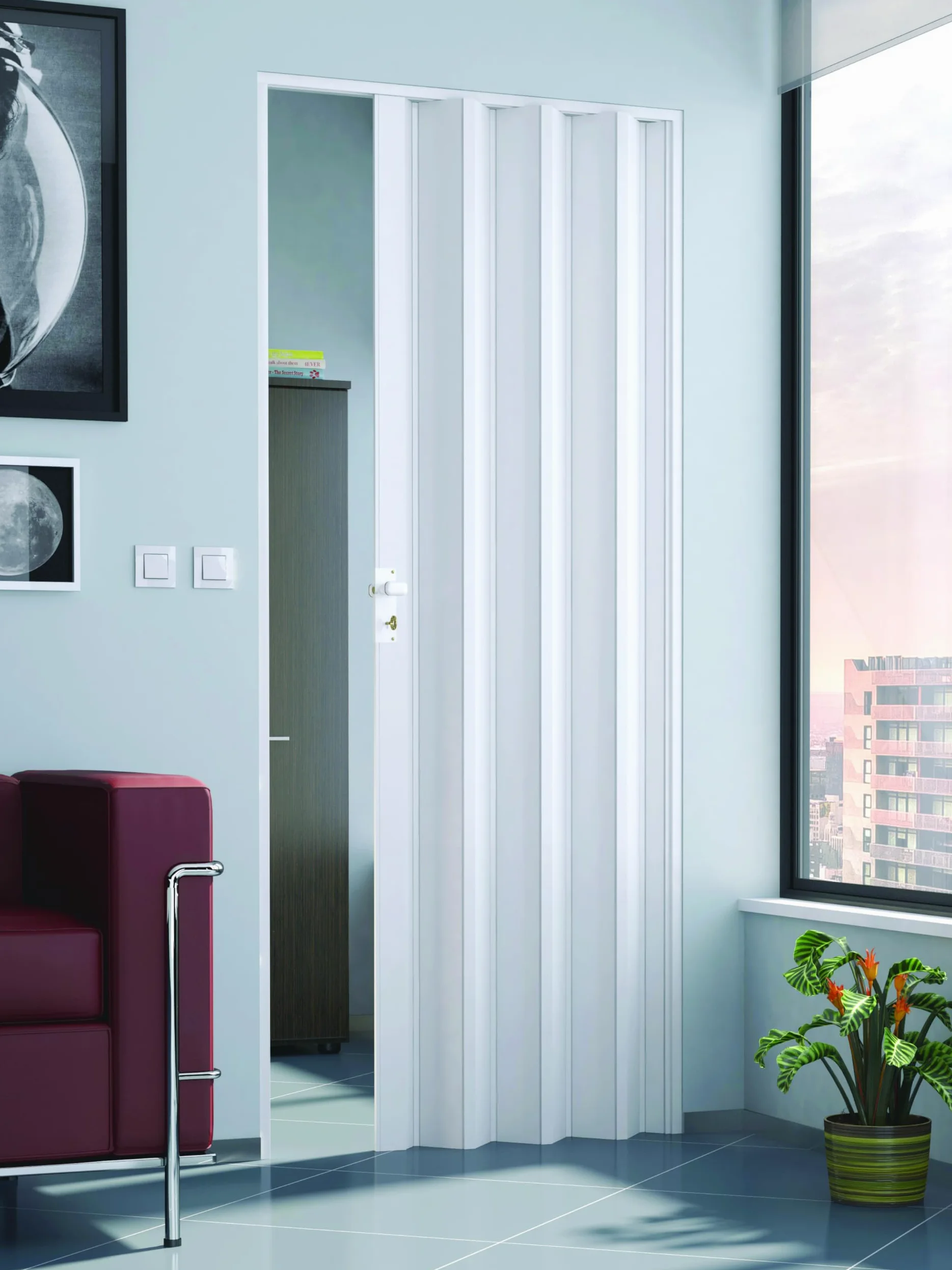 Porta a Soffietto in PVC realizzata su misura PERSONALIZZABILE