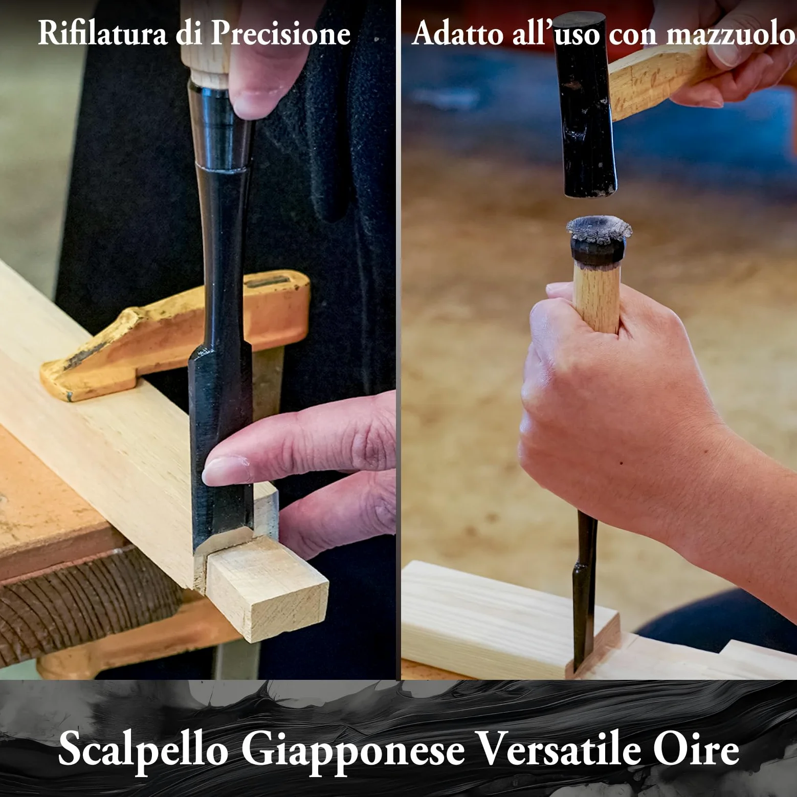 SUIZAN Scalpello da Legno Giapponese 18 mm – Oire Nomi Professionale