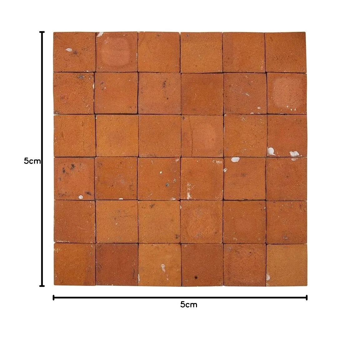 Cerames Piastrelle Mosaico Messicane – 120 ceramiche mattonelle messicane decorative per bagno, doccia, scale, parete posteriore della cucina | Tessere mosaico ceramica 5x5 cm